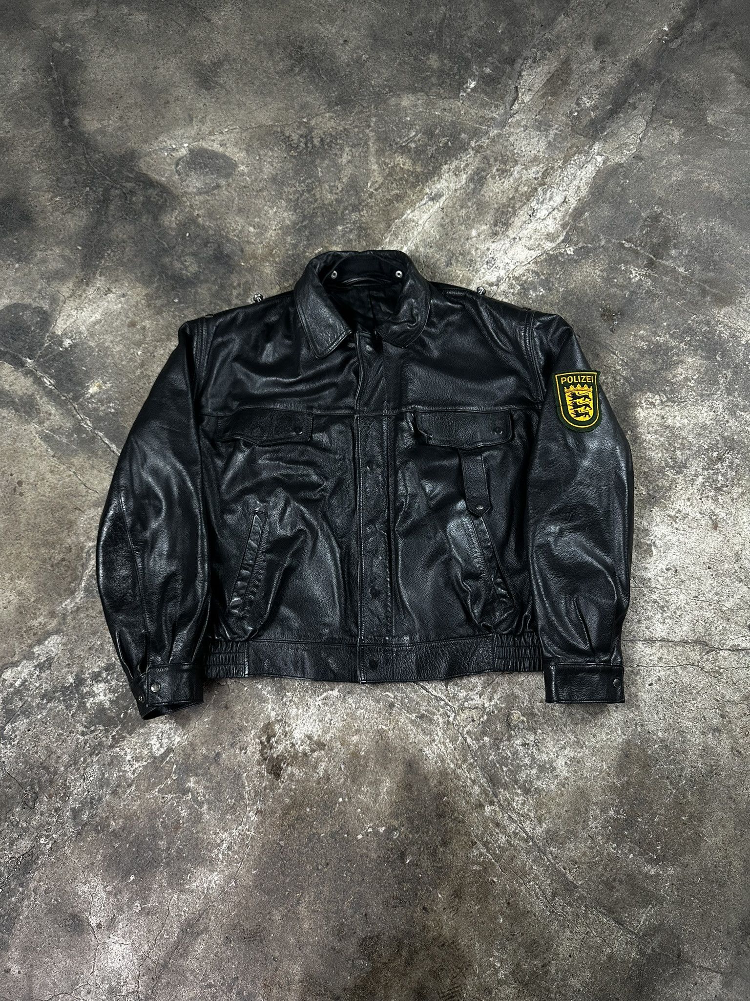Vintage Polizei 80s German Police motorcycle Jacket | Grailed