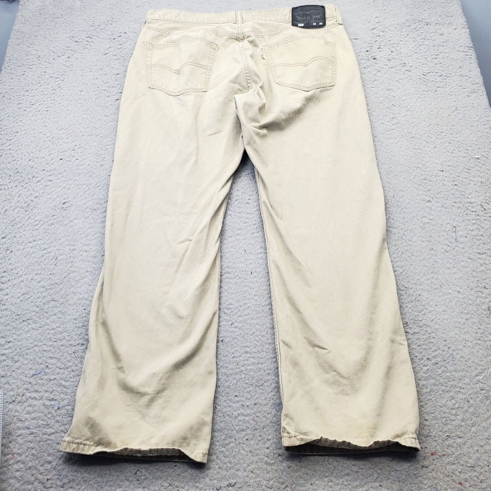 Levi's Levi's 559 Jeans Mens 36x30 Tan Denim Stretch Straight Fit White Tab Streetwear Shirt? Size US 36 / EU 52 - 2 Thumbnail