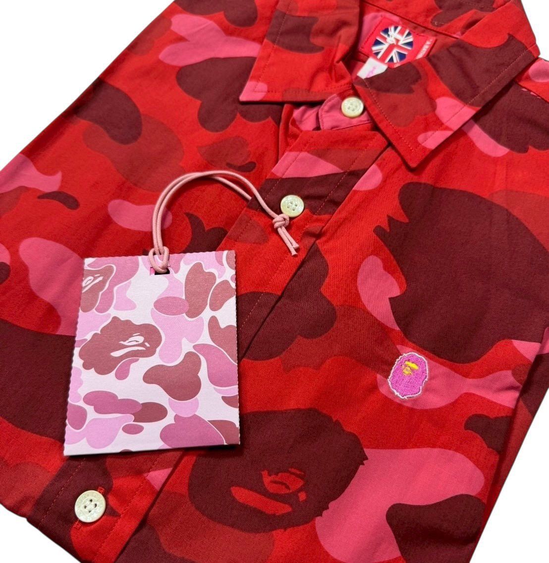 Bape BAPE APE RED CAMO shirts Size ONE SIZE - 4 Thumbnail