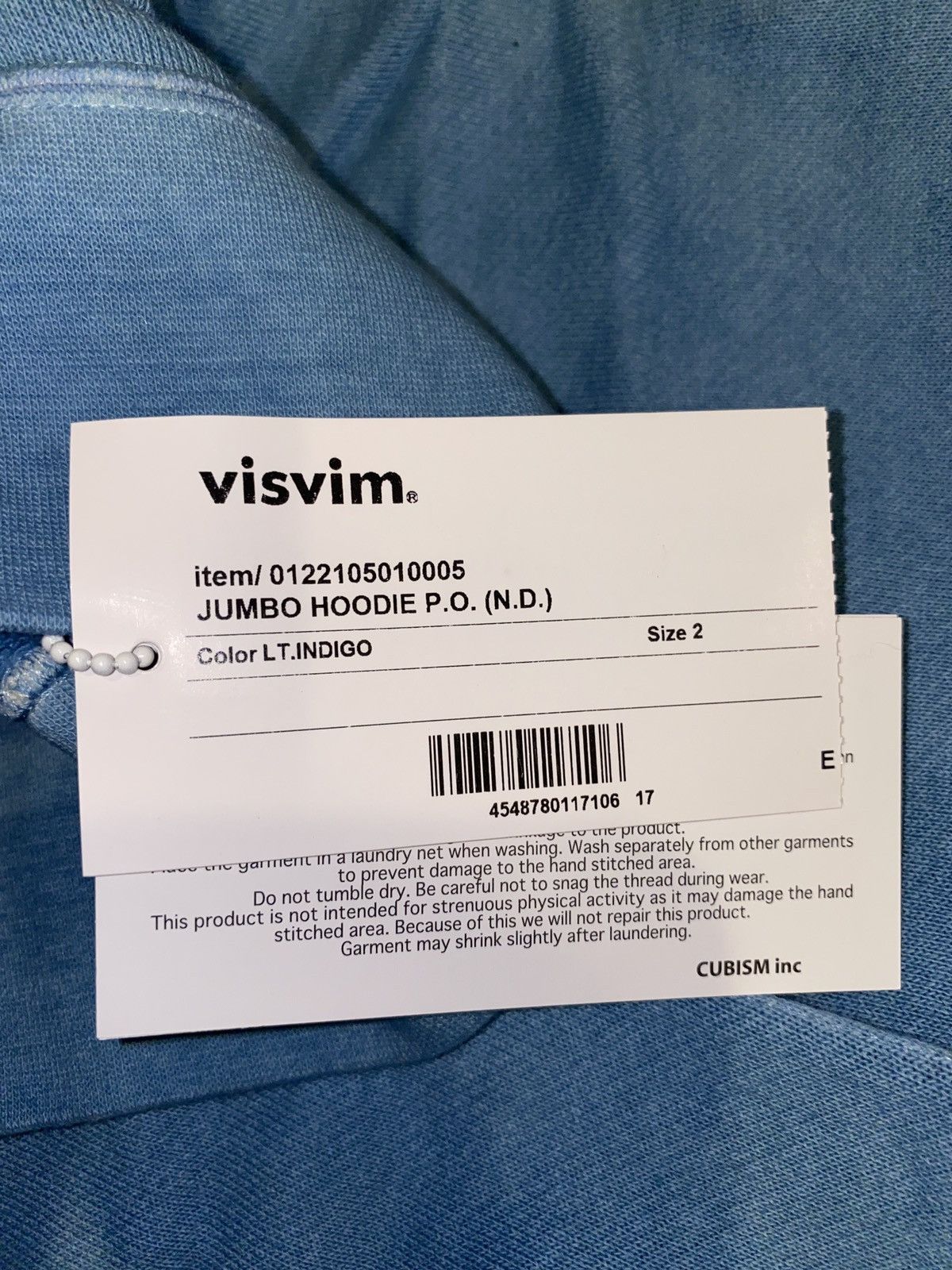 Visvim Visvim Jumbo Hoodie P.O. (N.D.) Size US M / EU 48-50 / 2 - 8 Thumbnail