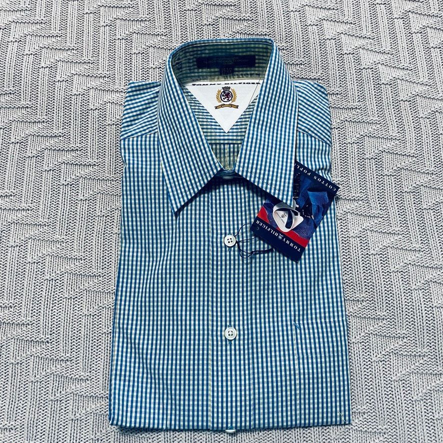 Tommy Hilfiger Tommy Hilfiger blue gingham button down NWT Size US M / EU 48-50 / 2 - 1 Thumbnail