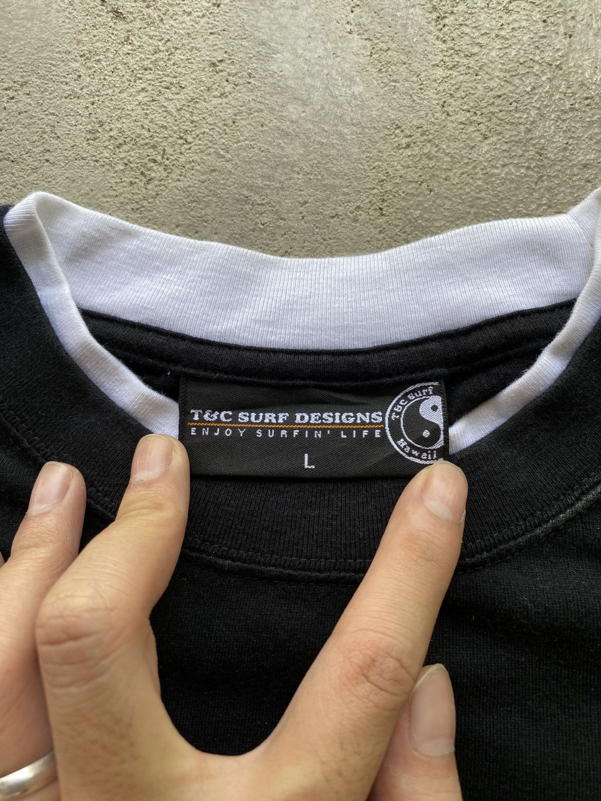 Beauty Beast × If Six Was Nine × Japanese Brand T&C Yin n Yang Punk Poem Double Layer Longsleeve Size US L / EU 52-54 / 3 - 5 Thumbnail