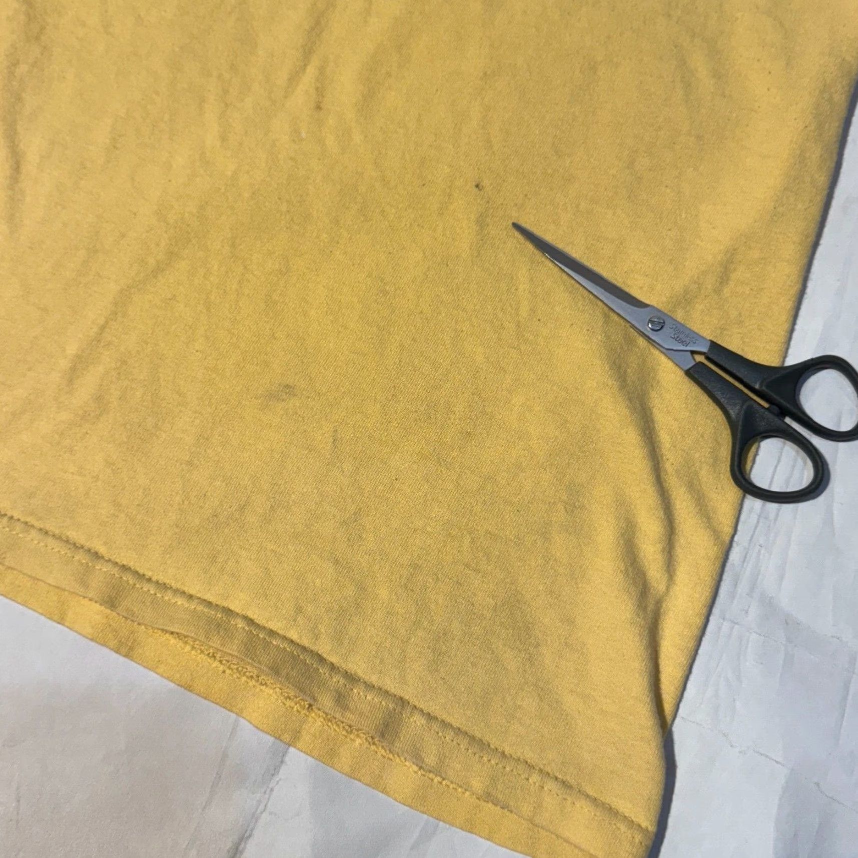 Disney VINTAGE Disney T-Shirt Women XL Yellow Butterfly Glitter Winnie The Pooh Eeyore Logo Graphic Casual Short Sleeve Crew Neck Cotton Jersey Regular Fit Size XL / US 12-14 / IT 48-50 - 3 Thumbnail
