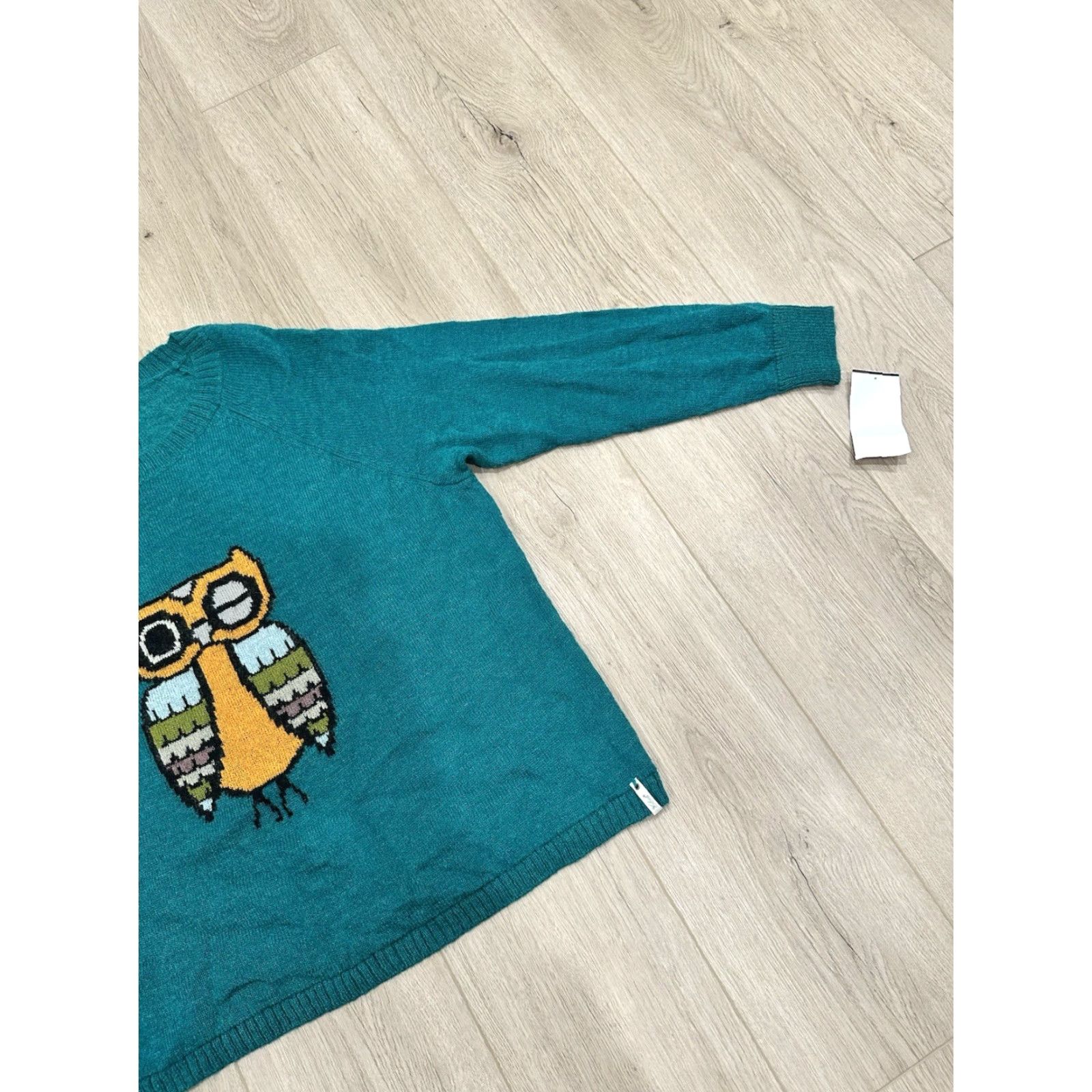 Vintage VINTAGE? No — Woolrich Sweater 2XL Green Mohair Motif Womens Crew Neck Long Sleeve Pullover Size XXL / US 16-18 / IT 52-54 - 2 Thumbnail