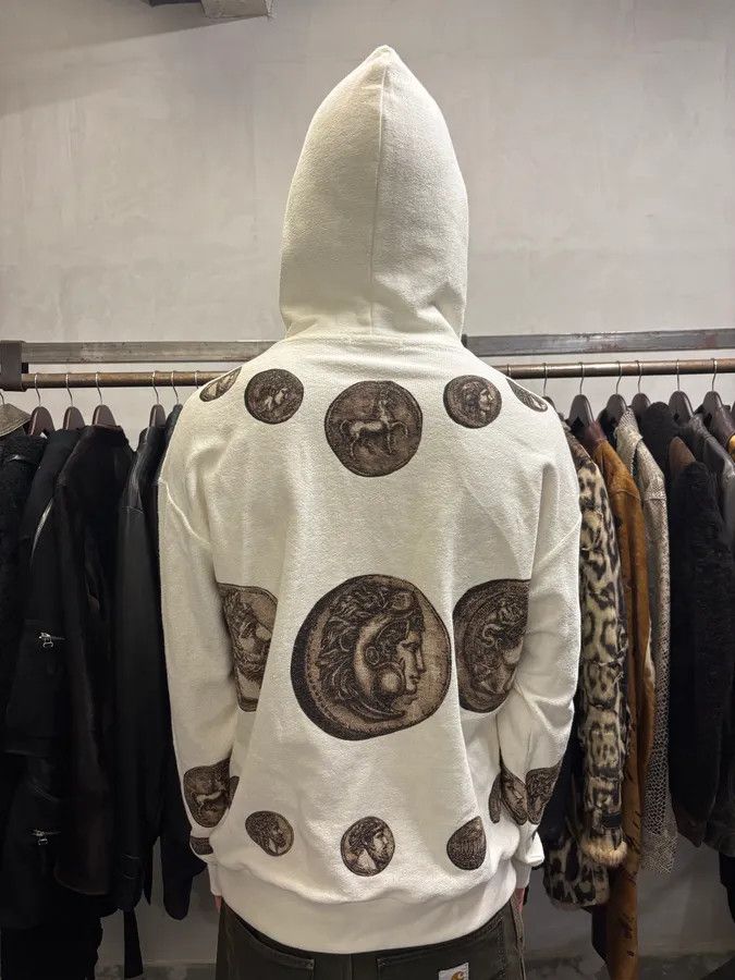 Dolce & Gabbana SS2014 Dolce & Gabbana White Coin Hoodie Size US L / EU 52-54 / 3 - 3 Thumbnail