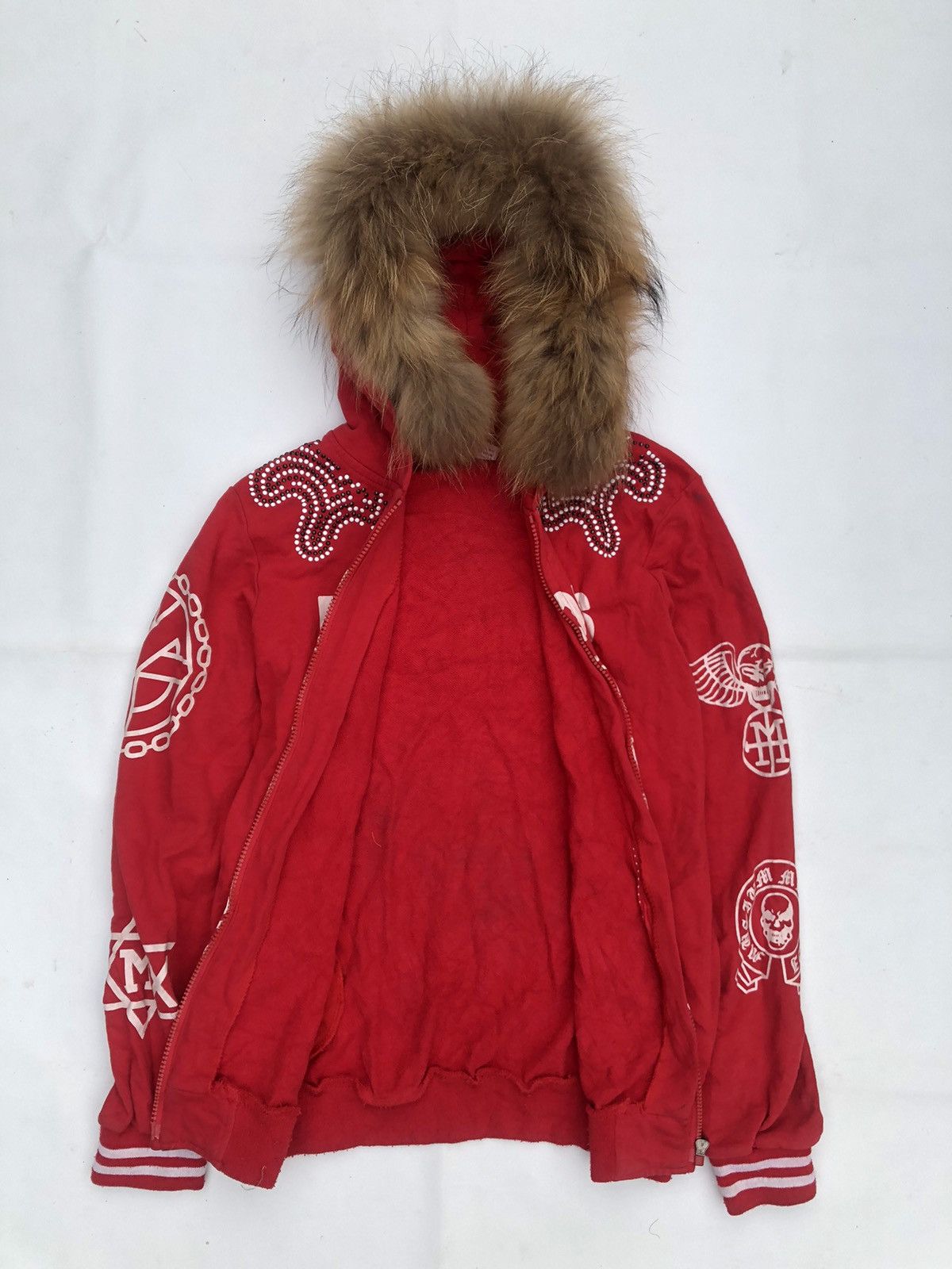 If Six Was Nine Japanese Poem Skull Ramones Fur hoodie Zipper LGB Style Size US M / EU 48-50 / 2 - 3 Thumbnail