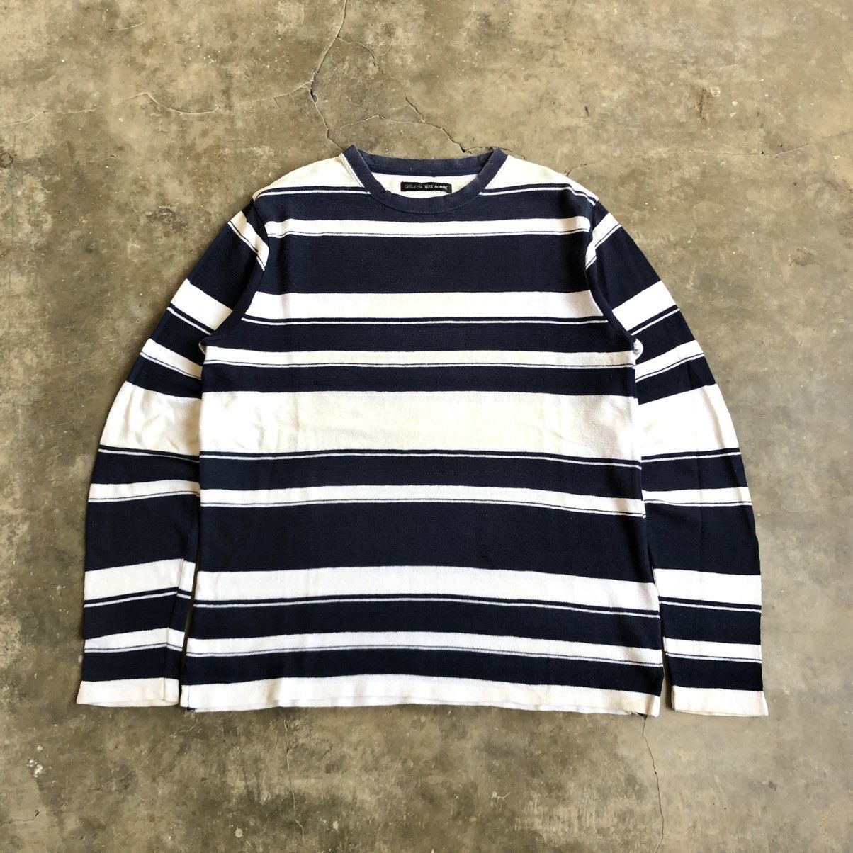 Issey Miyake Vintage Tete Homme by Issey Miyake Stripe Longslevee Size US L / EU 52-54 / 3 - 1 Thumbnail