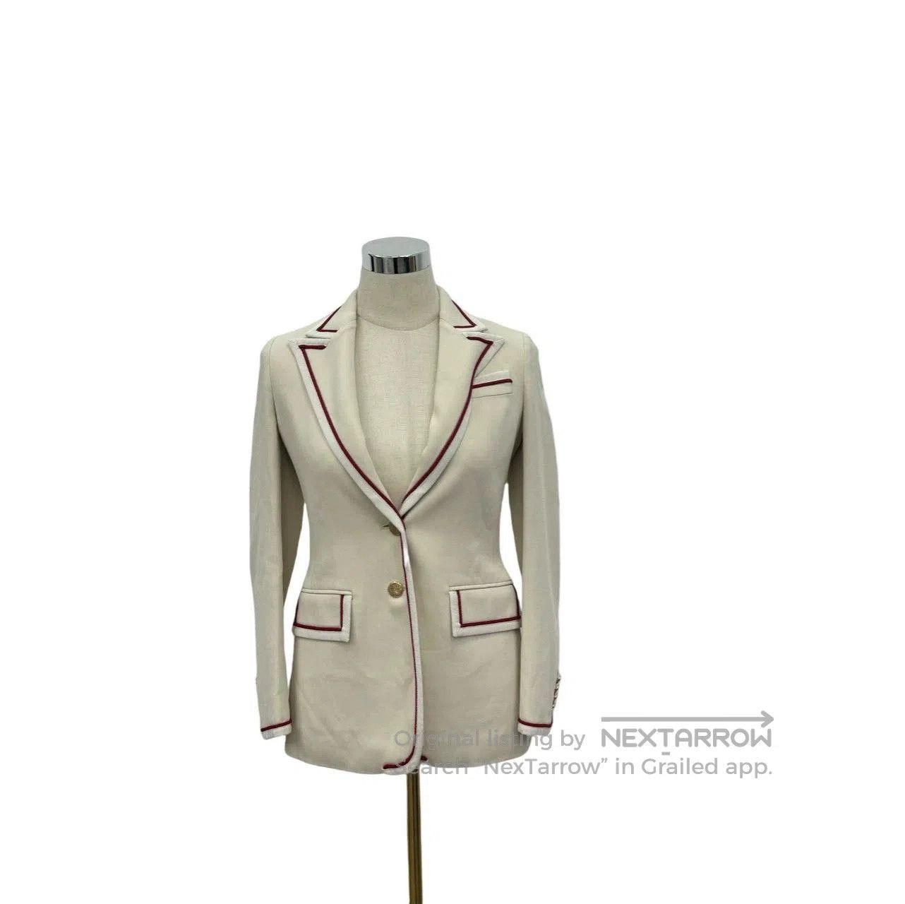 Gucci gucci double g striped blazer size 34. Size US S / EU 44-46 / 1 - 6 Thumbnail