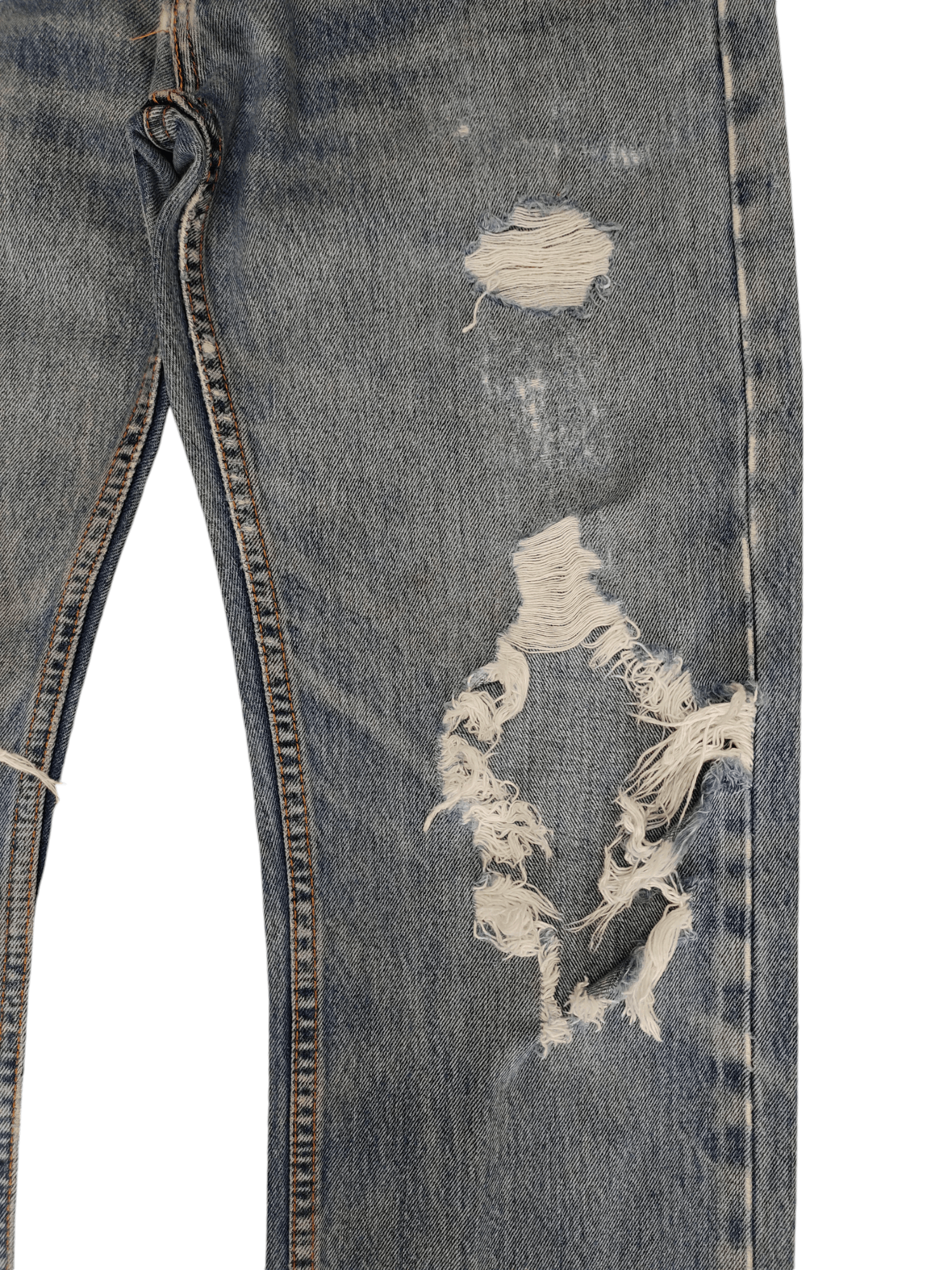 Levi's Vintage Clothing Vintage Y2k Levis 505 Distress Destroy Knee Sand Wash Jeans Size US 31 - 3 Thumbnail