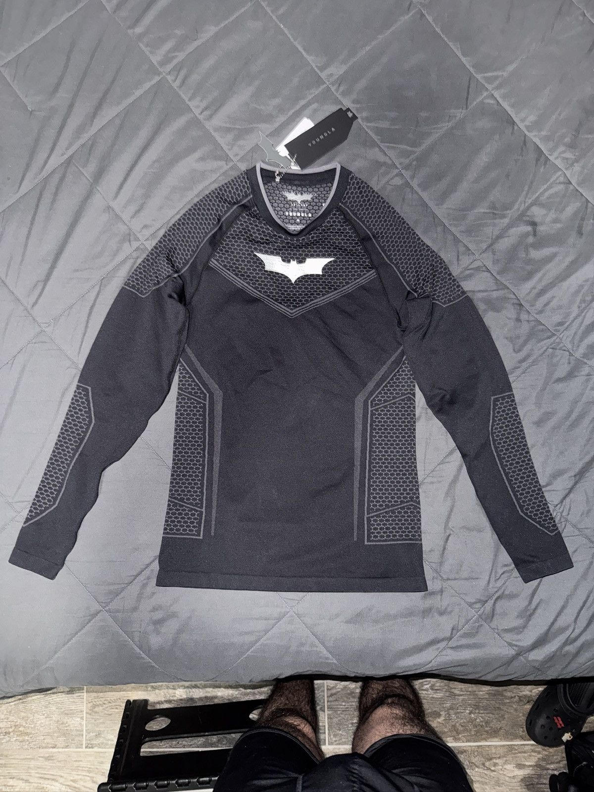 YoungLA YoungLA x Batman Compression Longsleeve Black / Medium Size US M / EU 48-50 / 2 - 1 Thumbnail