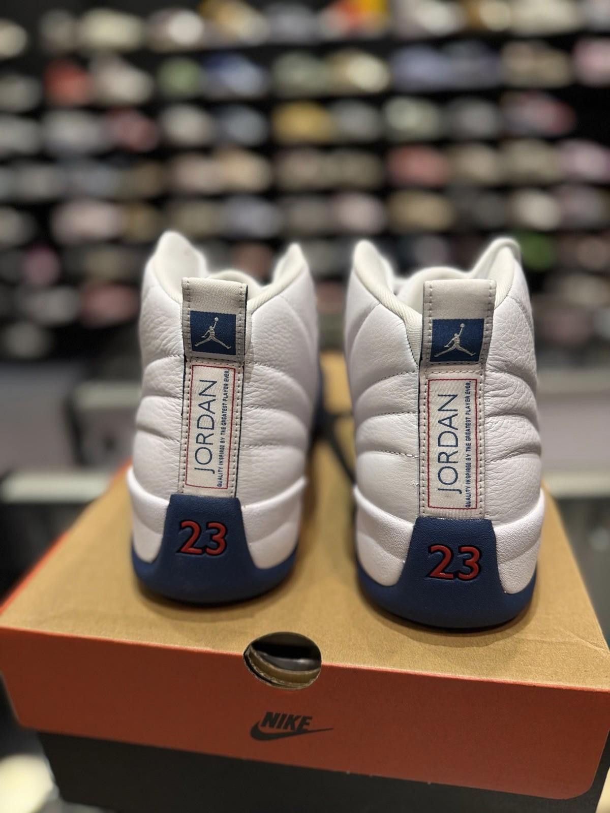 Jordan Brand Air Jordan 12 Retro 2025 White French Blue 10 NEW Size US 10 / EU 43 - 9 Thumbnail