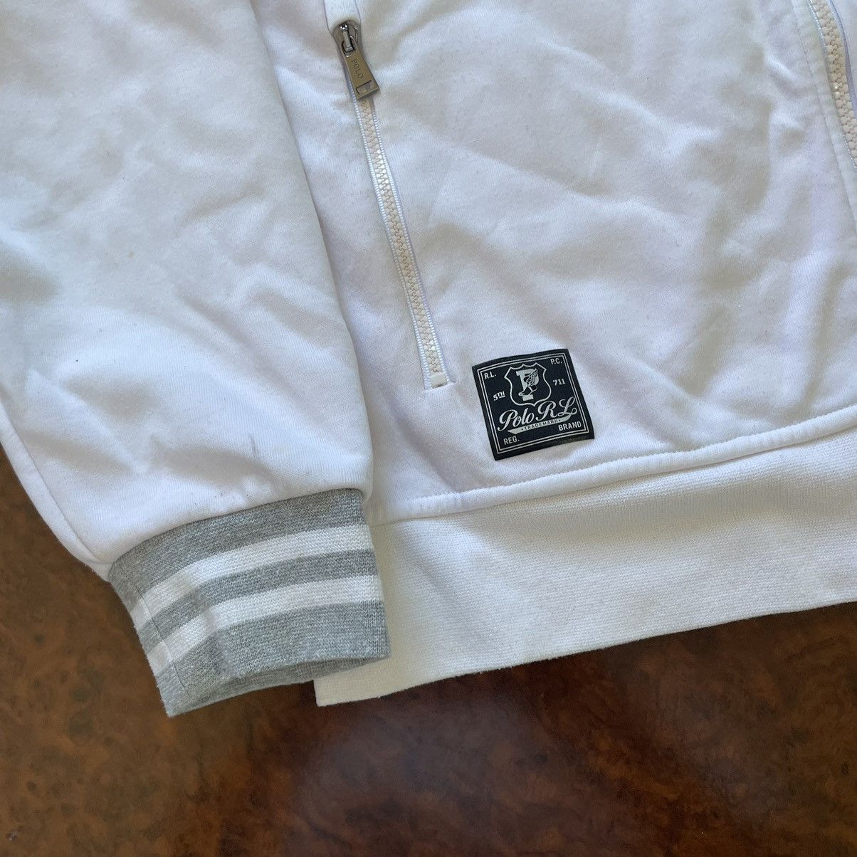 Polo Ralph Lauren × Vintage Crazy Polo Ralph Lauren Y2K Zip hoodie big pony Sweatshirt Size US L / EU 52-54 / 3 - 4 Thumbnail