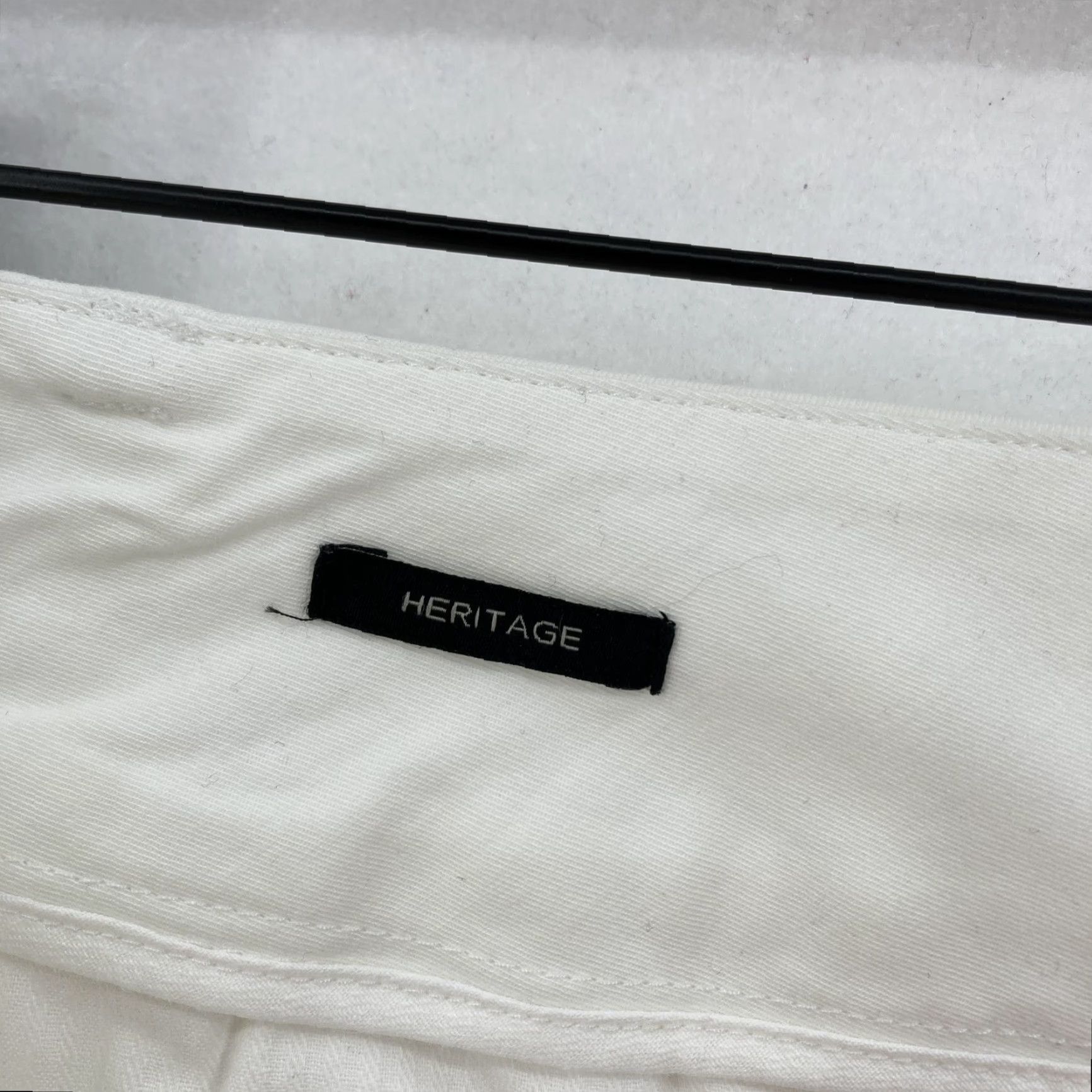 Talbots Talbots Pants Womens 16 White Heritage Straight Leg Chino Cotton Stretch Pockets Size 38" / US 16 / IT 52 - 5 Thumbnail