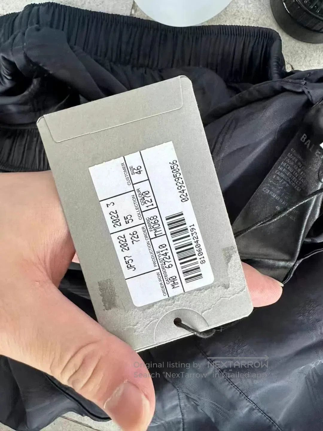 Balenciaga Balenciaga Pleated Slogan All. Size US 30 / EU 46 - 6 Thumbnail