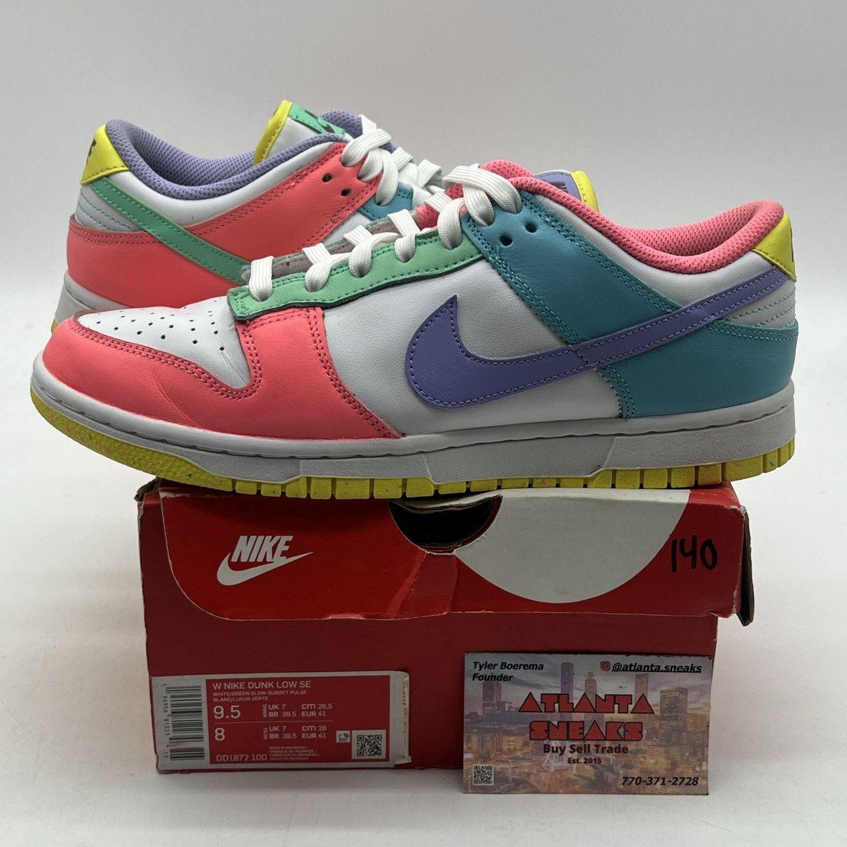 Nike Wmns Nike dunk low candy Size US 9.5 / IT 39.5 - 1 Thumbnail