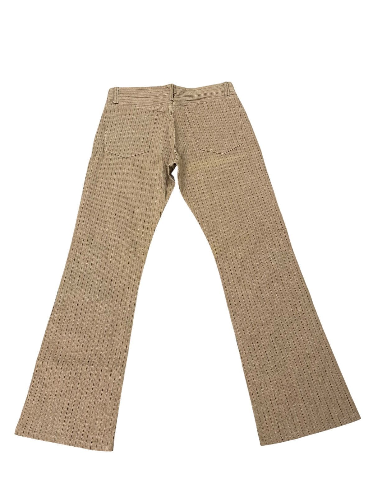 Japanese Brand Flare Jeans Men’s Melrose Herringbones Striped Boot Cut 2🟦1 Size US 32 / EU 48 - 2 Thumbnail