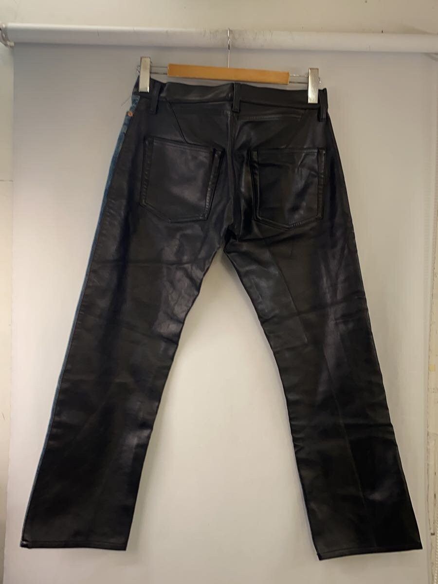 Comme des Garcons × Junya Watanabe Hybrid Leather Denim Jeans - Comme Des Garcons Size US 29 - 2 Thumbnail
