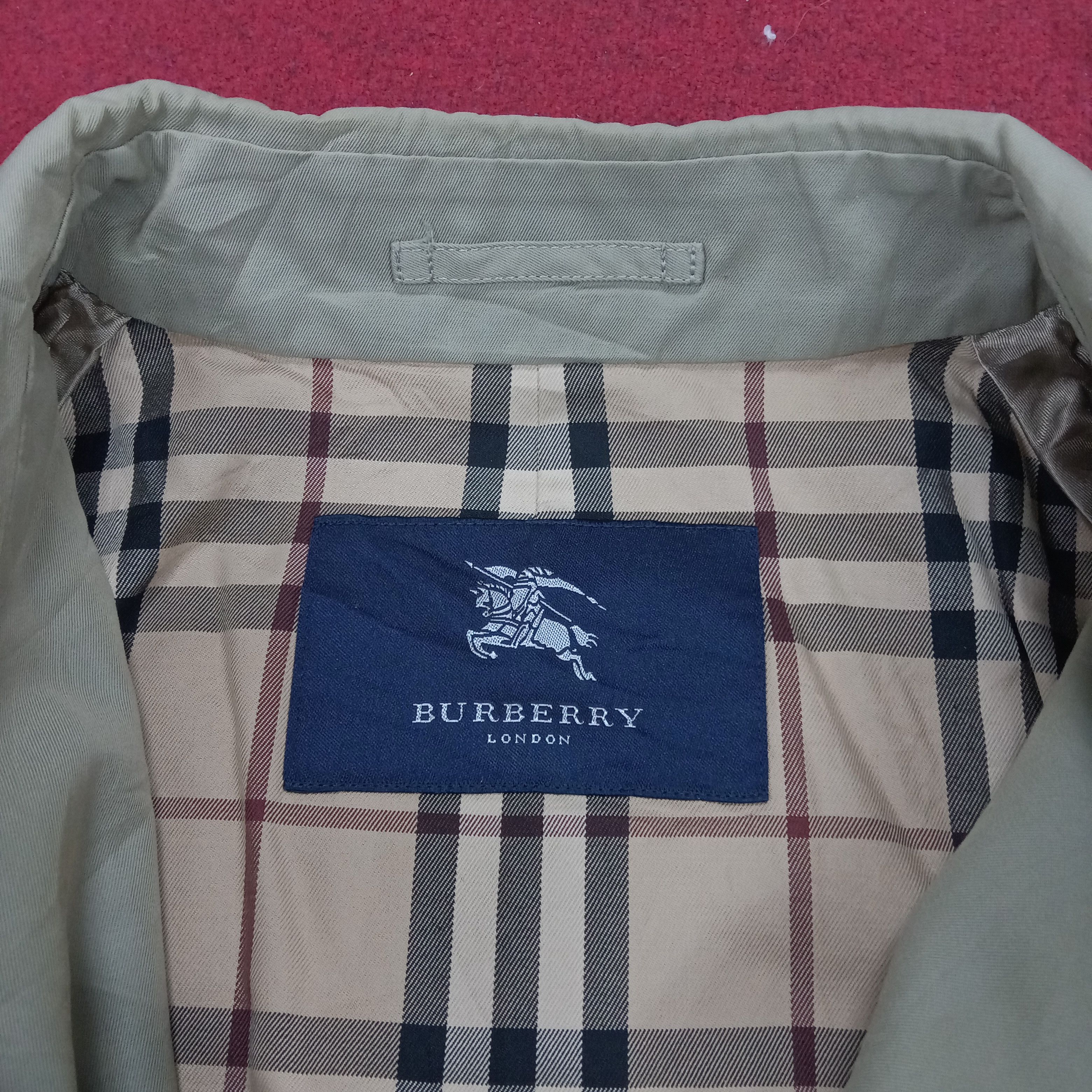 Burberry × Vintage Burberry Luxury Brand Winter Style Trench Coat Jacket Size US L / EU 52-54 / 3 - 10 Thumbnail