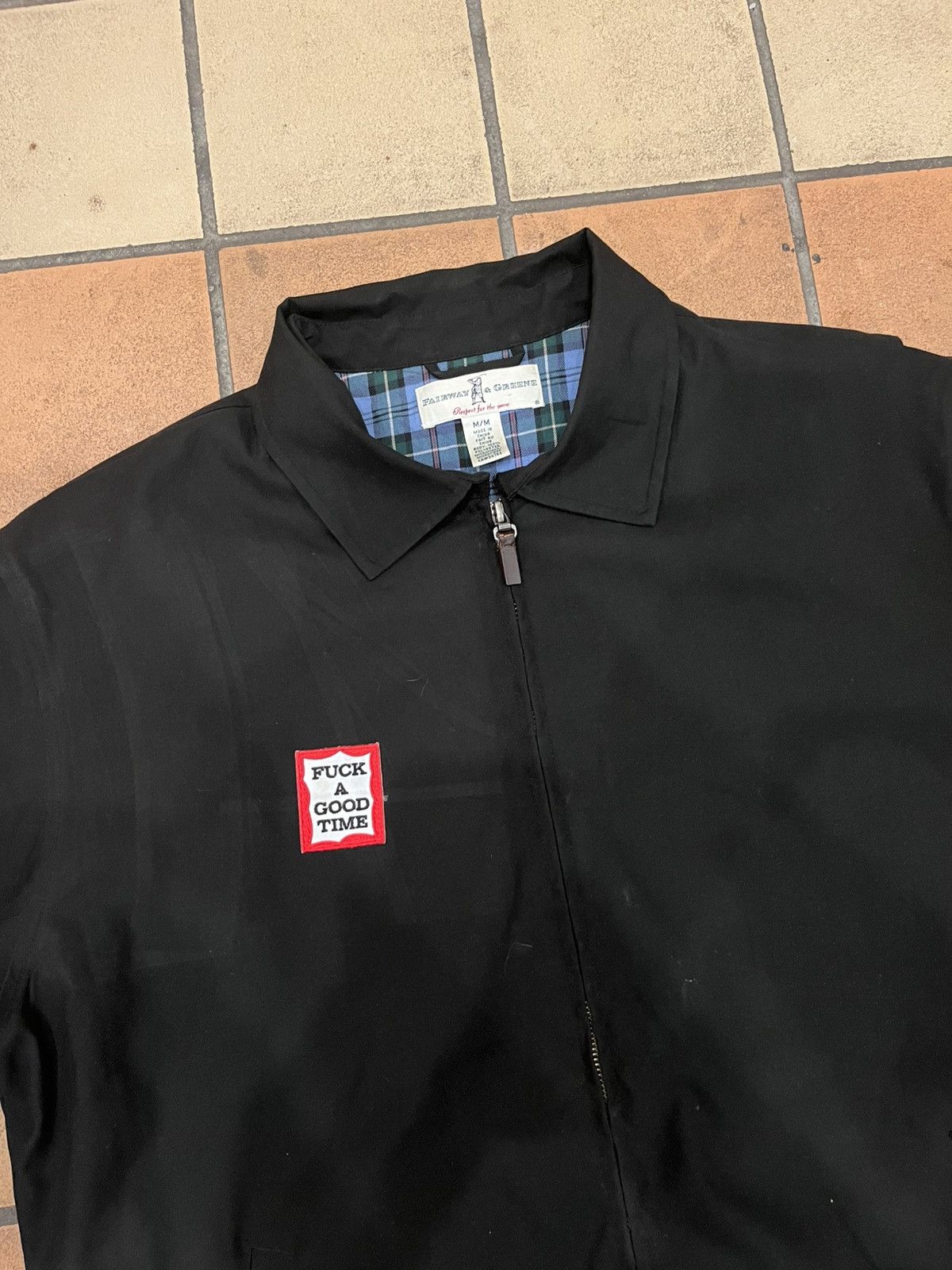 Have A Good Time “Fuck a good time” lightweight bomber Size US M / EU 48-50 / 2 - 3 Thumbnail