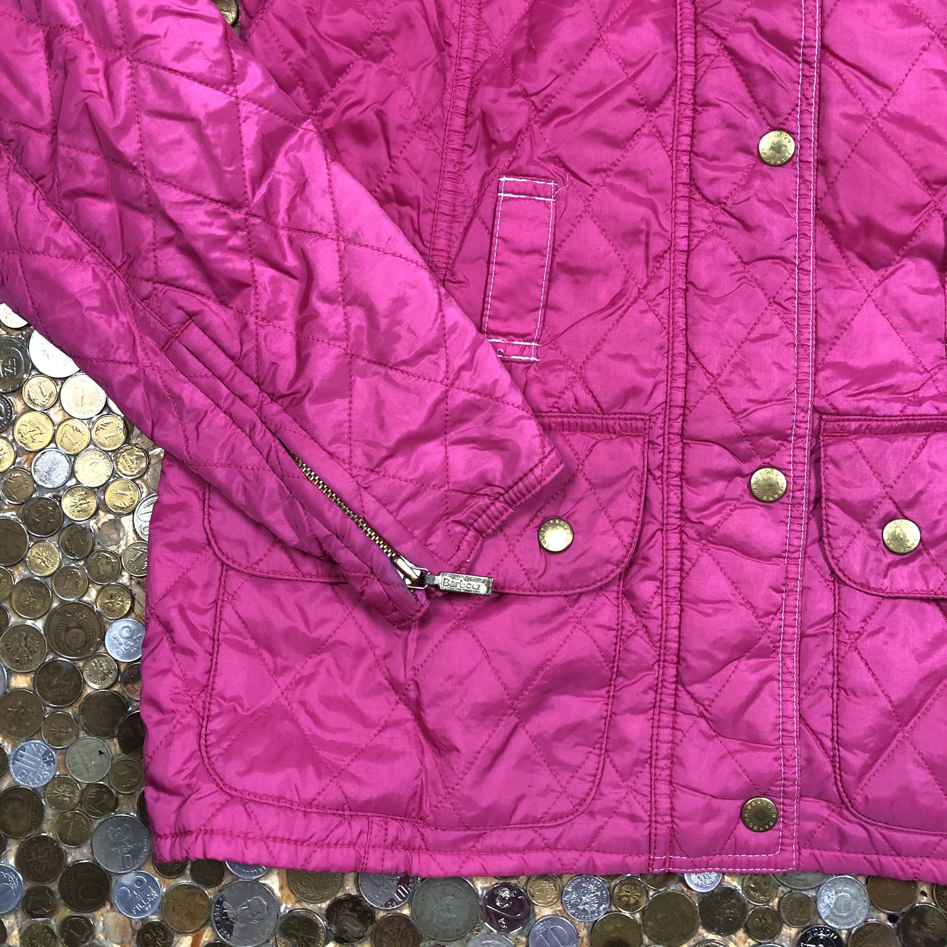 Barbour Vintage Barbour long coat quilted Jacket 90's Size XL / US 12-14 / IT 48-50 - 3 Thumbnail