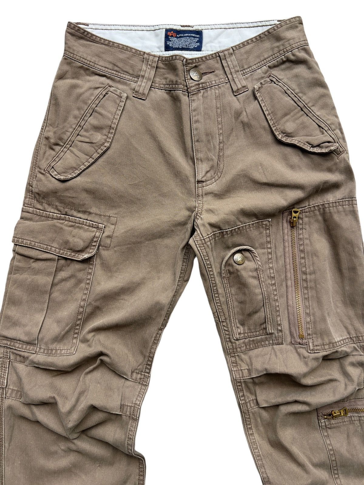 Alpha Industries Alpha Industry Multipocket Tactical Baggy Pants 29x30.5 Size US 29 - 3 Thumbnail