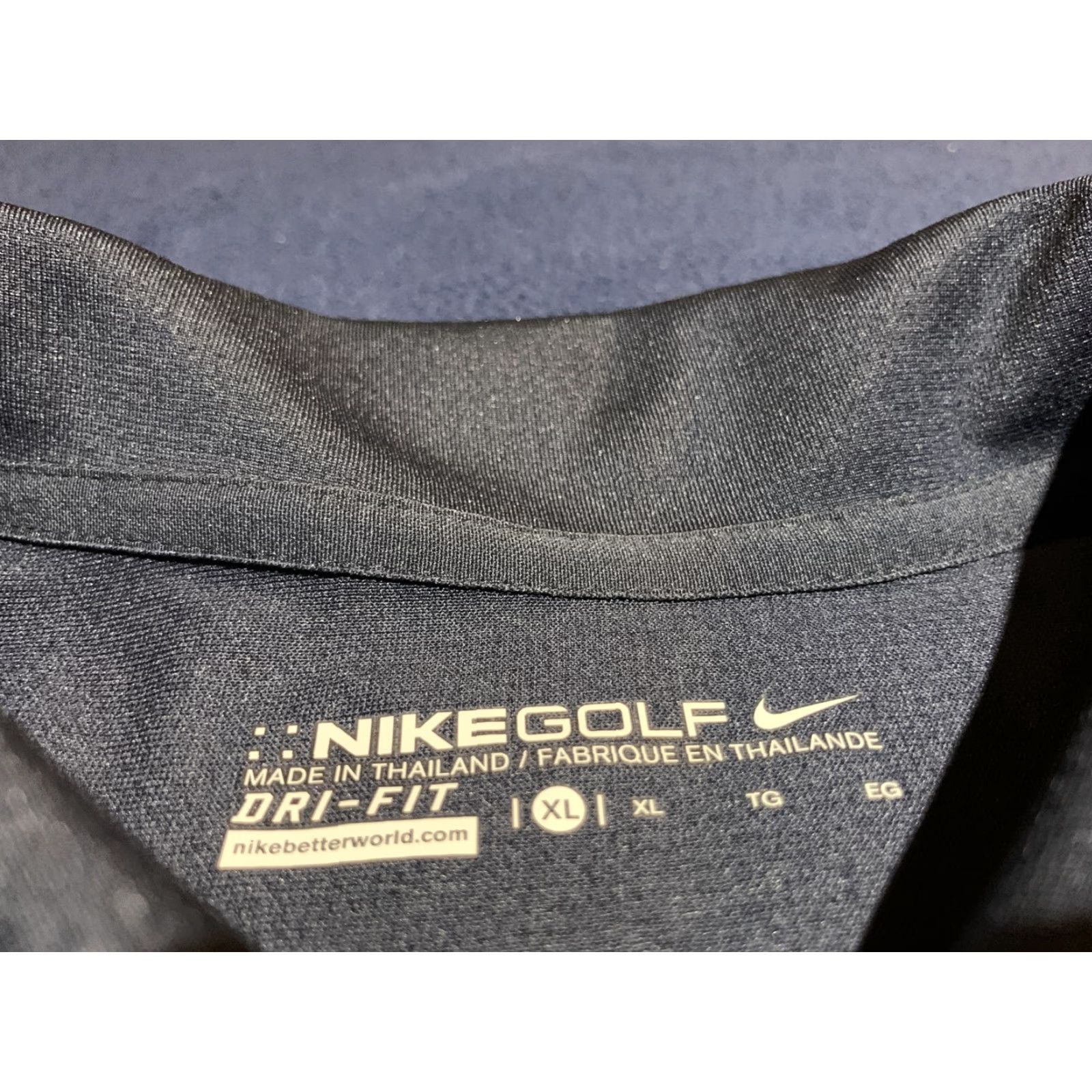 Nike Nike Dri-Fit Polo Shirt Men XL Blue Golf Nike Golf Monogrammed Size US XL / EU 56 / 4 - 5 Thumbnail
