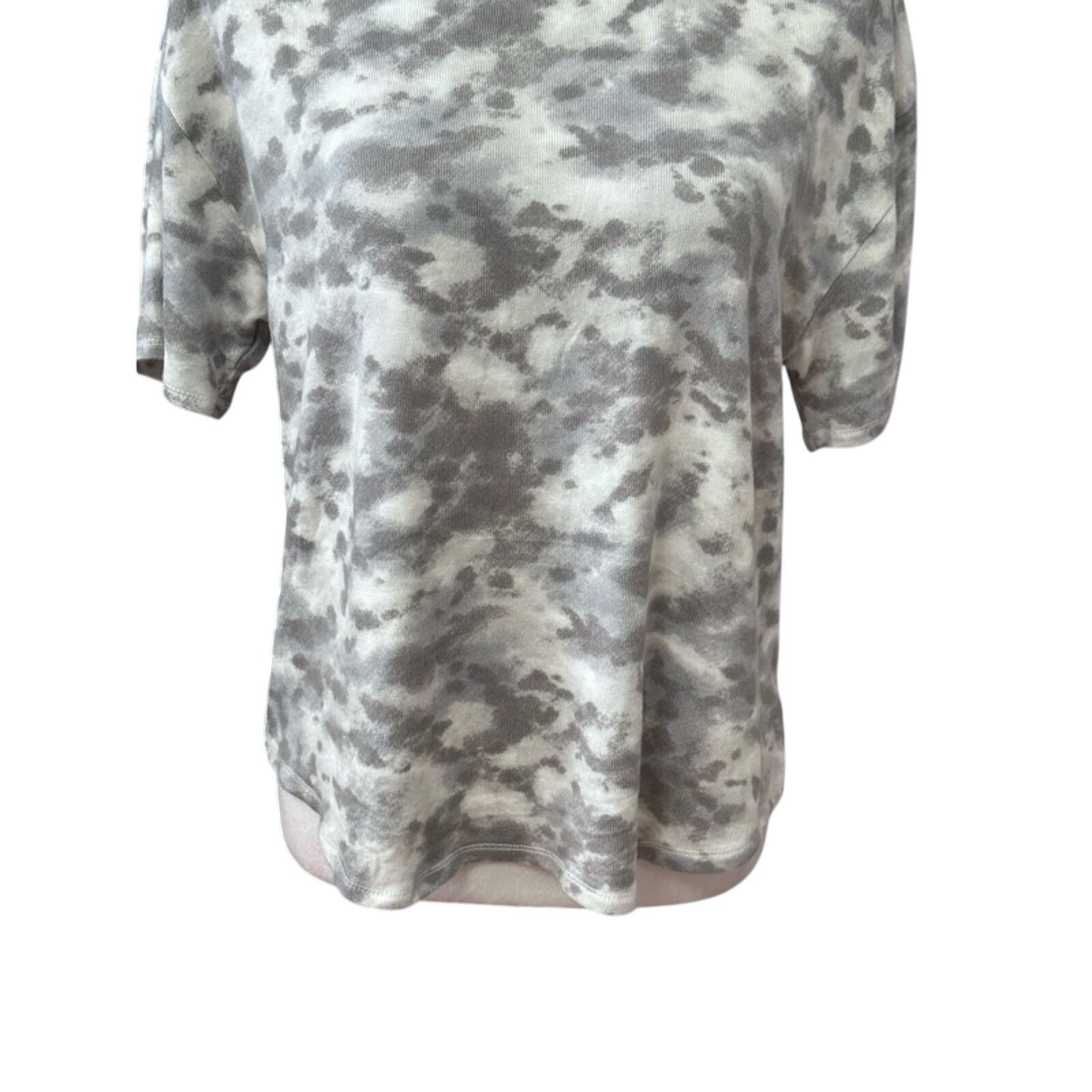Other Jaclyn Intimate Sleepwear Short Sleeves Crew Neck Gray L NWT Size ONE SIZE - 3 Thumbnail