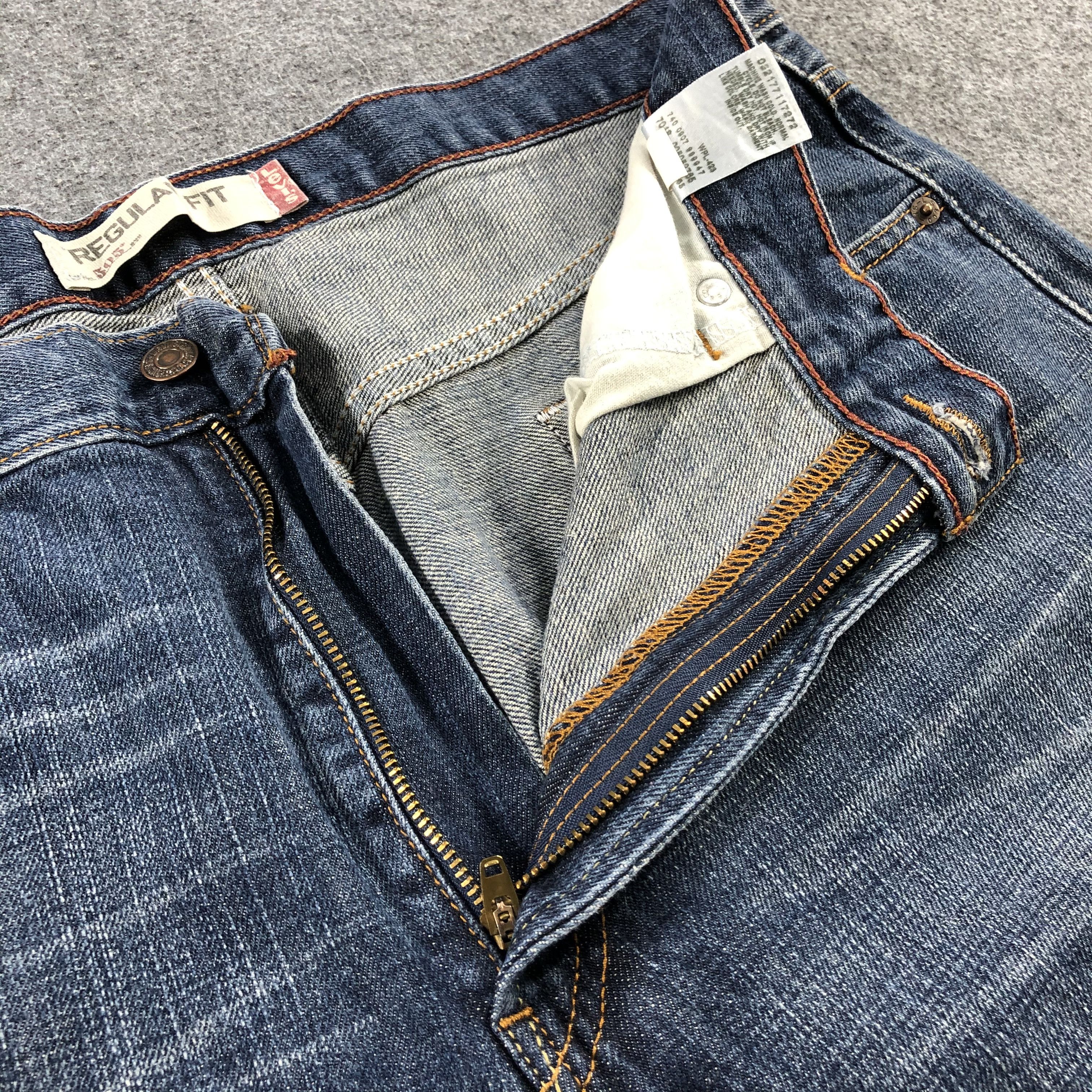 Levi's Vintage Blue Wash Levis 505 Jeans-J2228 Size US 36 / EU 52 - 8 Thumbnail