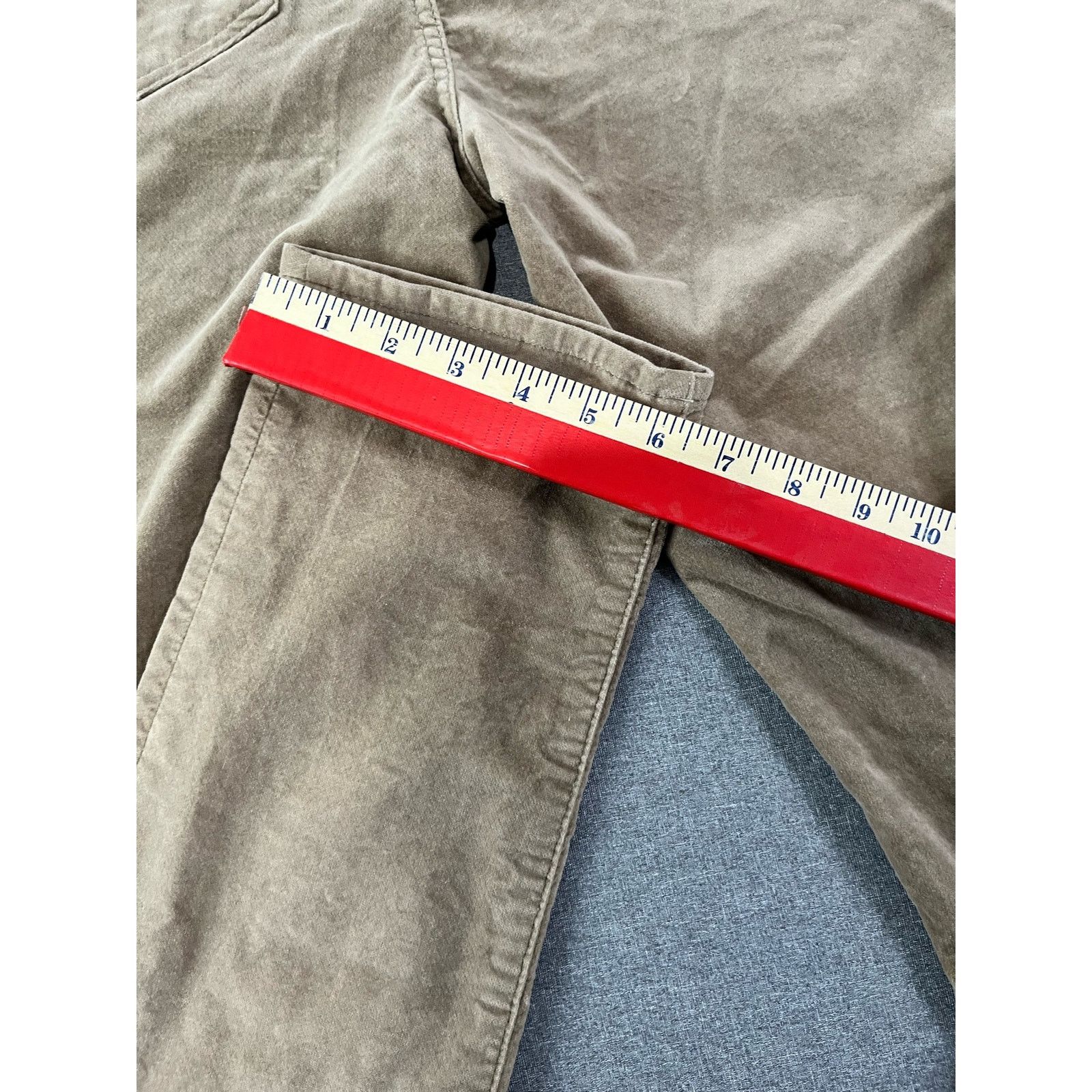 Gap Gap Wmens Vintage Slim High Rise Velour Pants Size 29/8 T Size 29" - 6 Thumbnail