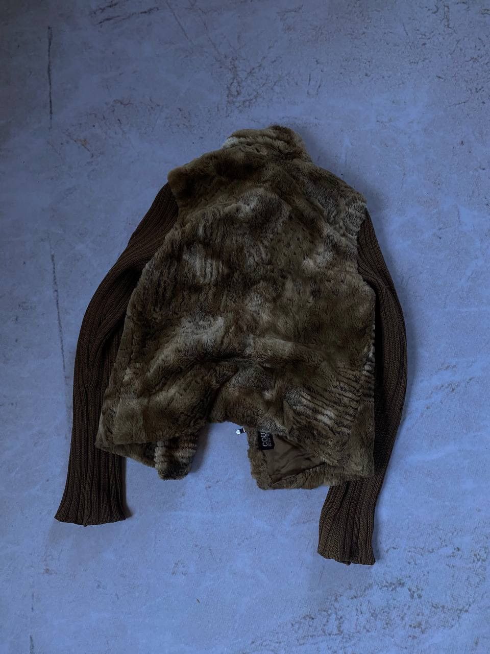 Hysteric Glamour Vintage 90s Avant Garde Fur Knit Cardigan Sweater Size US S / EU 44-46 / 1 - 7 Thumbnail