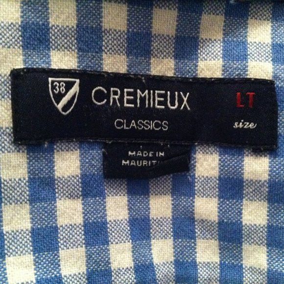 Daniel Cremieux DANIEL CREMIEUX BIG & TALL MEN'S 100%COTTON CASUAL SHIRT LT Size US L / EU 52-54 / 3 - 5 Thumbnail