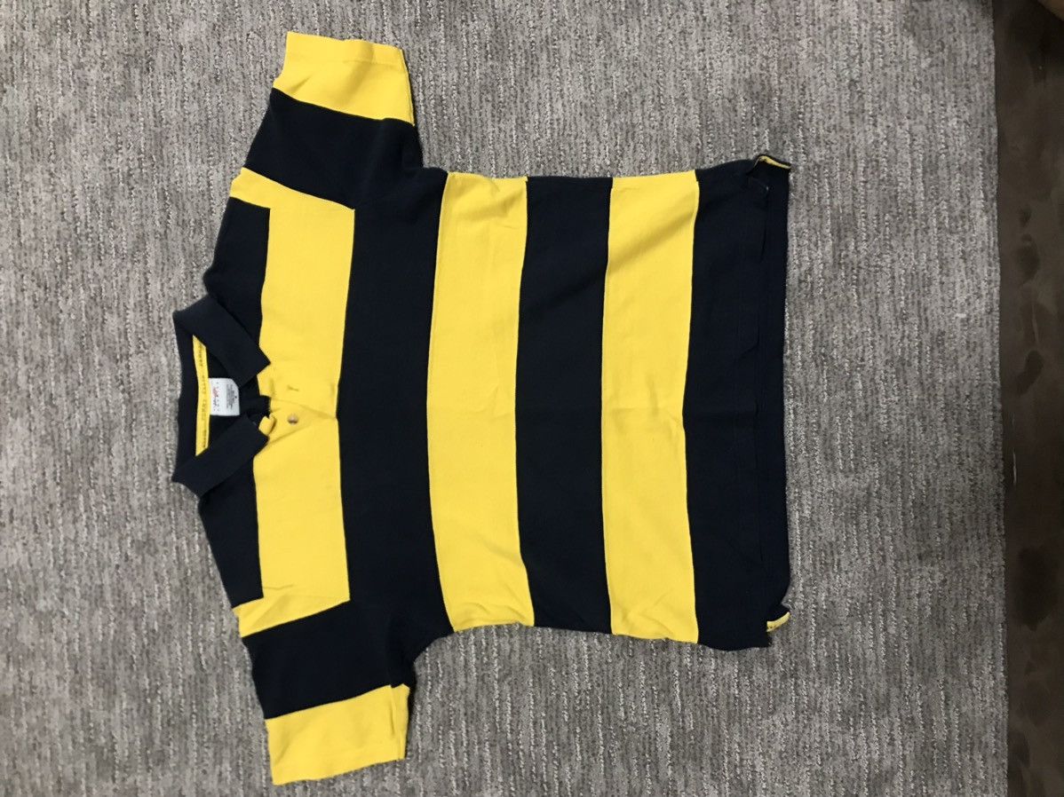 Perry Ellis × Vintage RARE NAVY & YELLOW PERRY ELLIS POLO Size US M / EU 48-50 / 2 - 1 Thumbnail