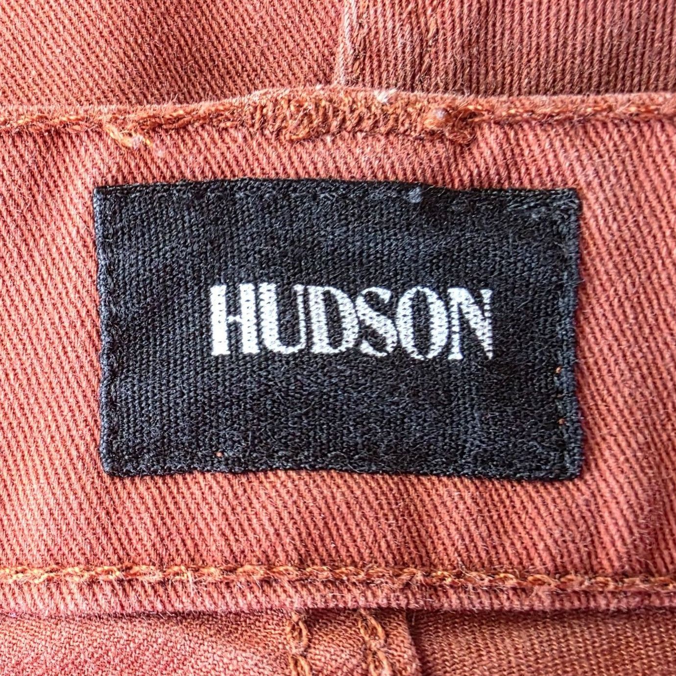 Hudson Hudson Mens 34 Jeans Byron 5 pocket Straight Rust Burnt Oran Size US 34 / EU 50 - 6 Thumbnail
