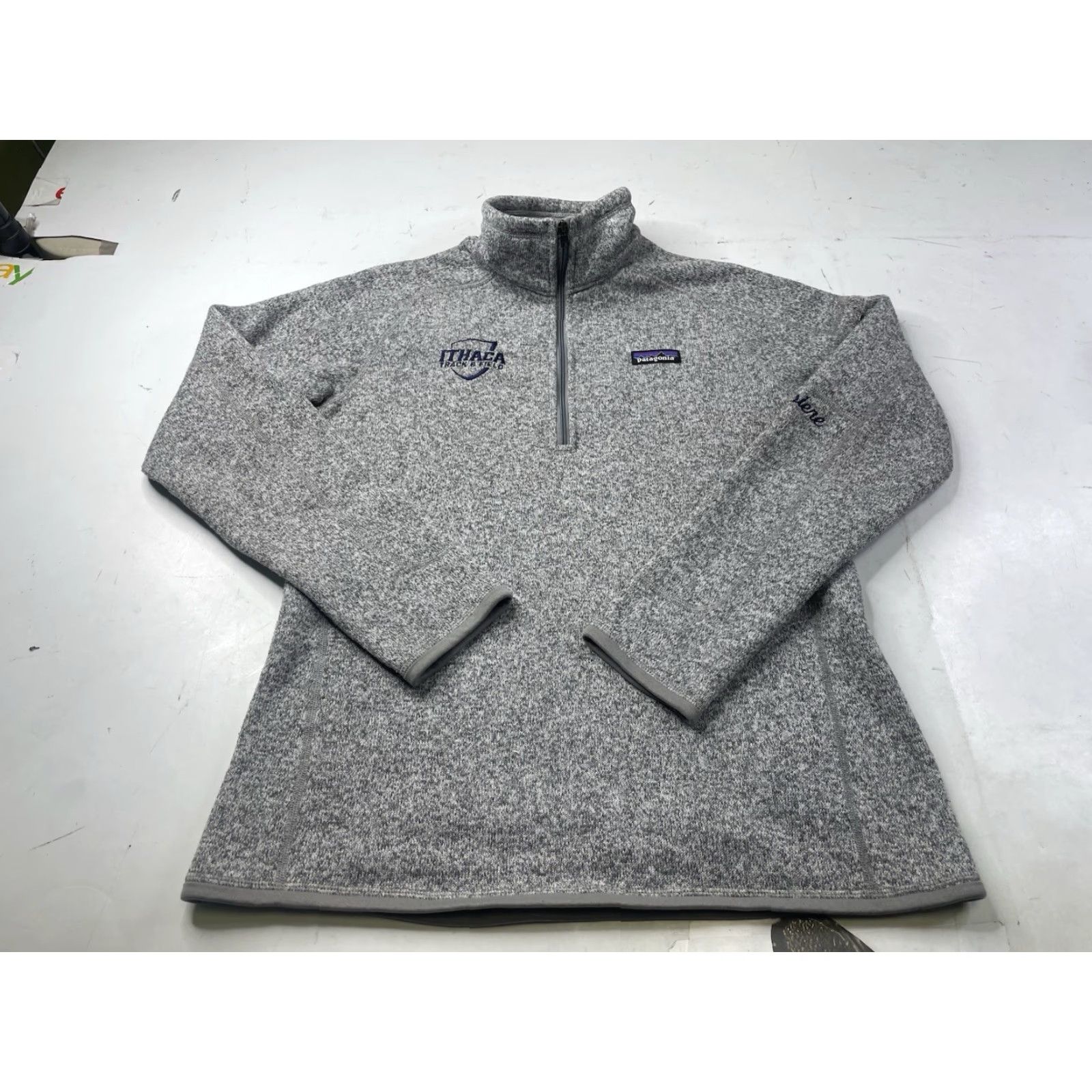 Patagonia Patagonia Womens Large Gray Better Sweater 1/4 Zip Fleece Jacket Regular Women’s Jacket Size L / US 10 / IT 46 - 2 Thumbnail