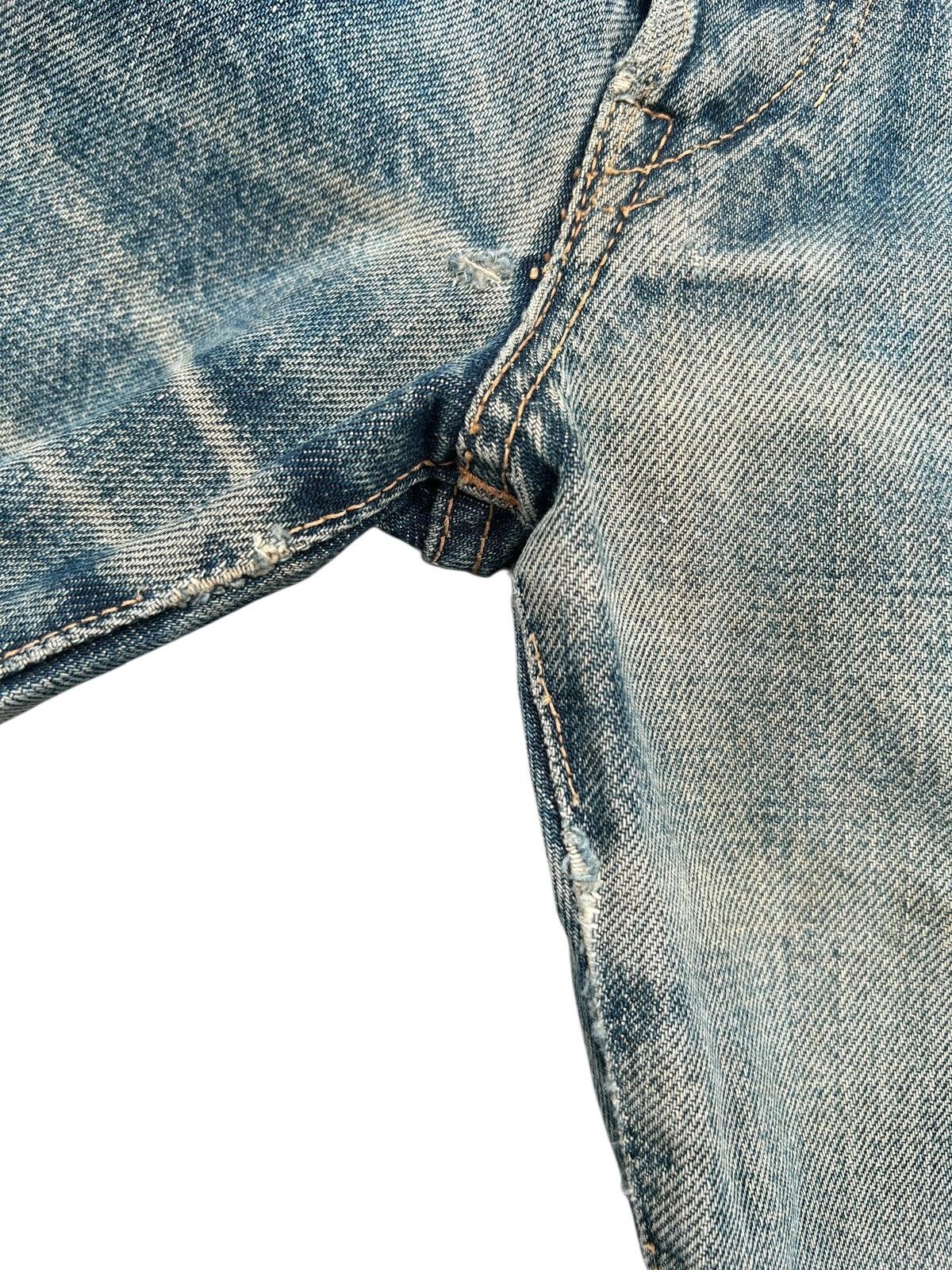 Kapital Vintage FOB Selvedge Distressed Rusty Mudwash Denim Jeans Size US 28 / EU 44 - 8 Thumbnail