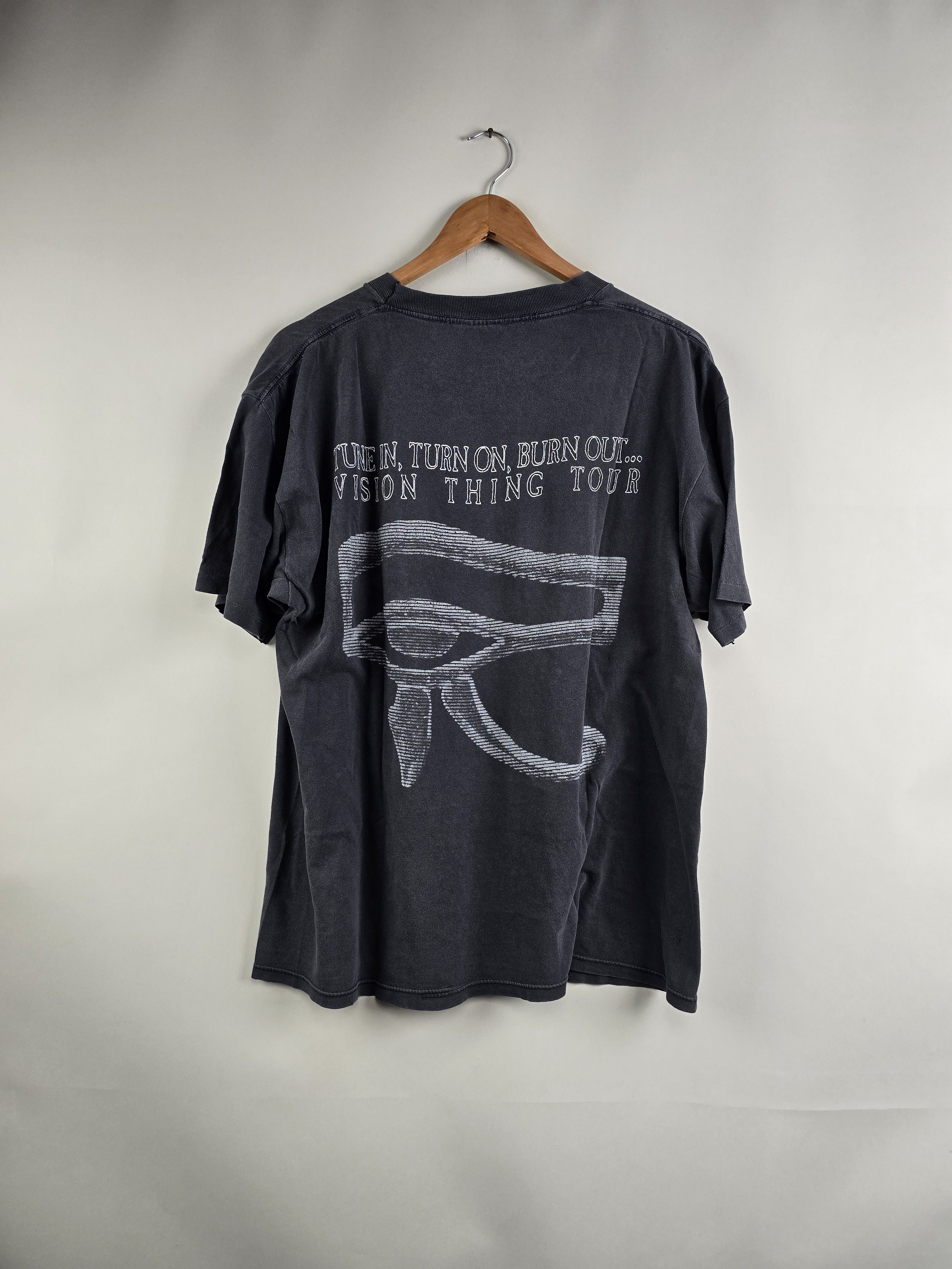 Band Tees × Vintage 90s The Sisters of Mercy Vision Thing Tour XL 22" 27" Size US XL / EU 56 / 4 - 8 Thumbnail