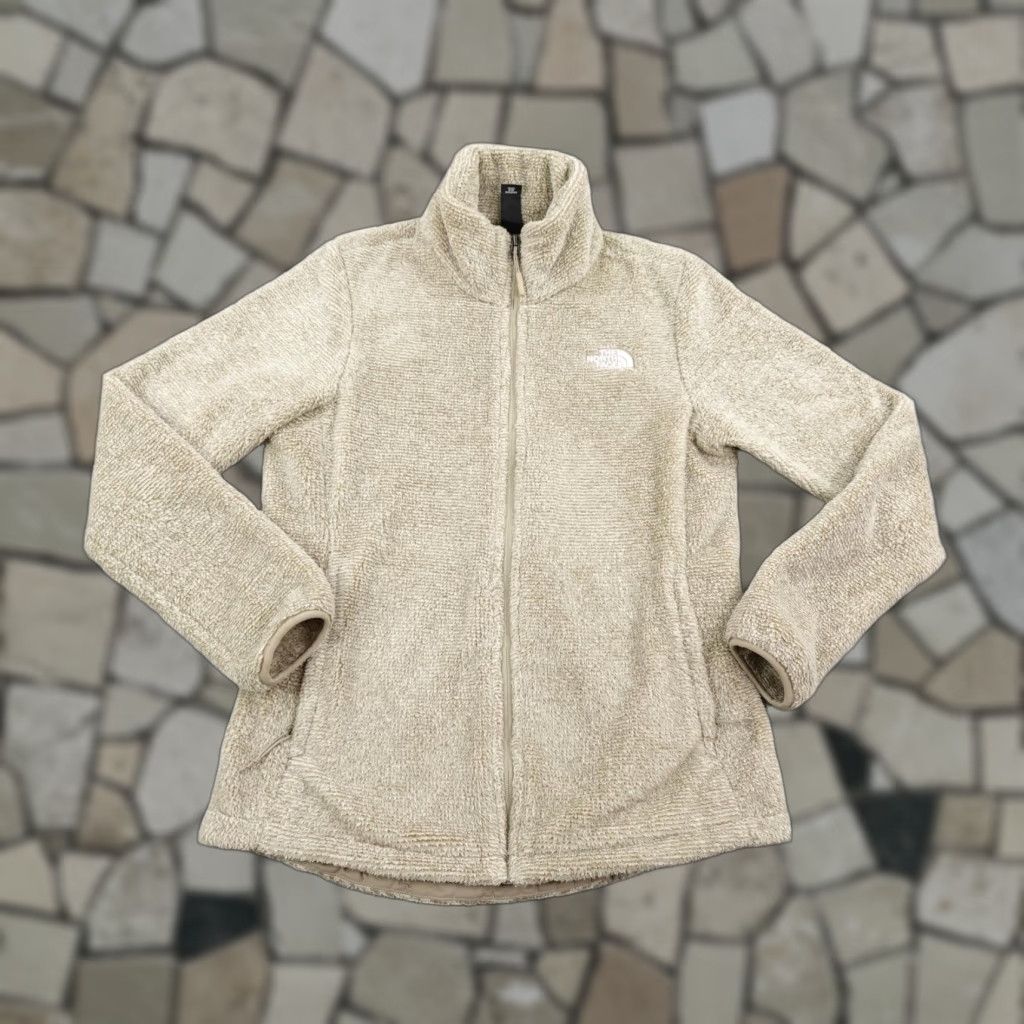 The North Face The North Face Jacket Womens Medium Beige Osito Sherpa Fleece Full Zip Up High Pile Size M / US 6-8 / IT 42-44 - 1 Thumbnail