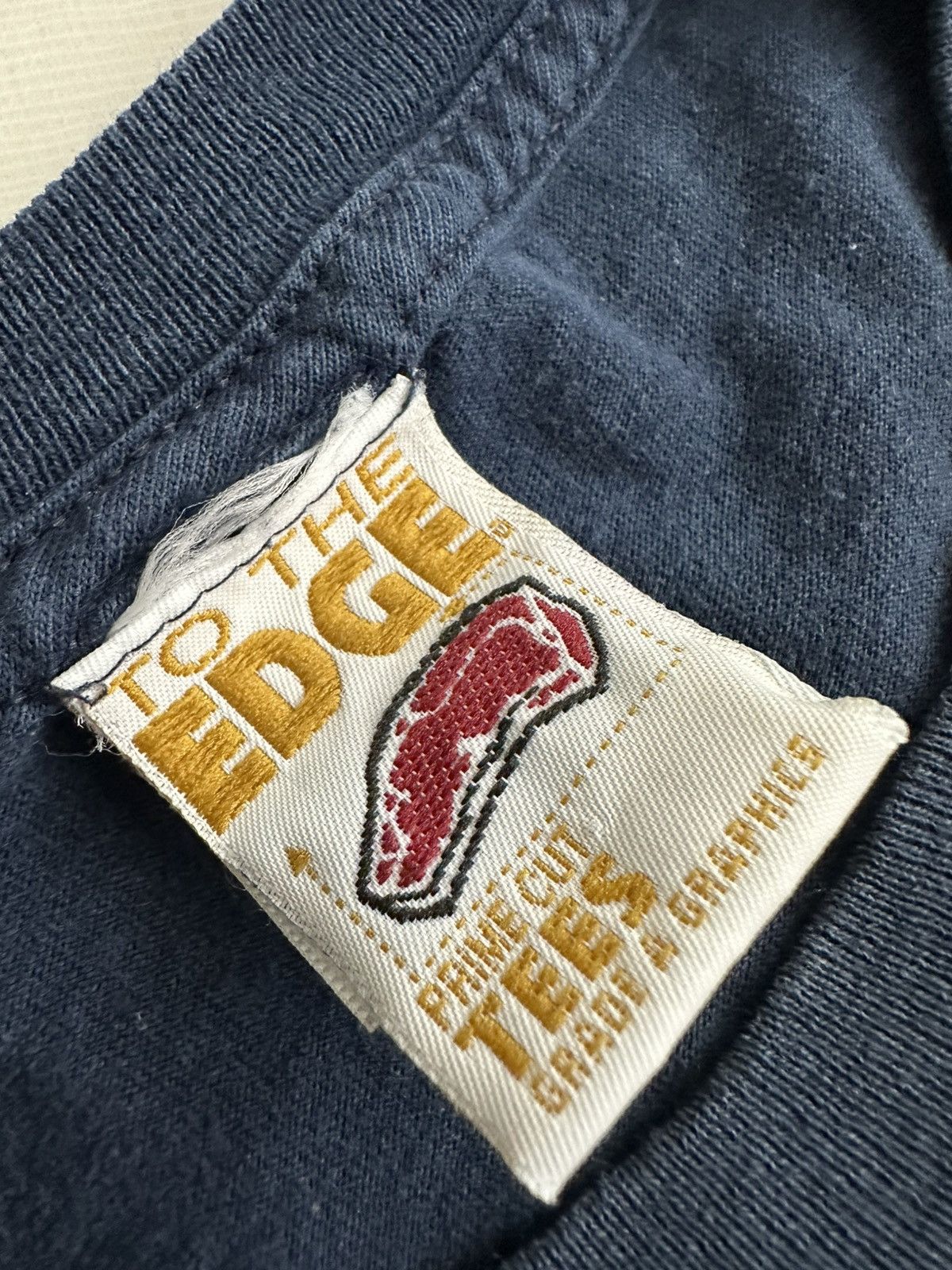 Vintage Vintage To the Edge Prime Cut Tees Dont Play w Staple Guns Size US L / EU 52-54 / 3 - 4 Thumbnail