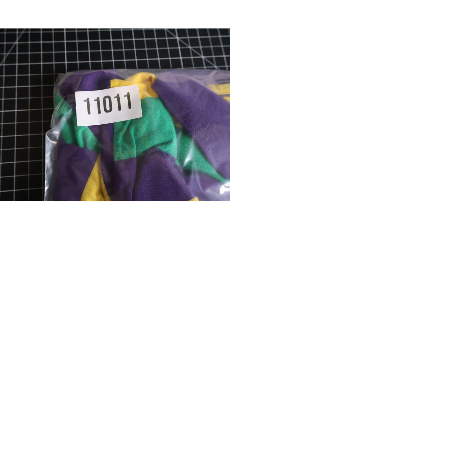 Vintage NOLA Polo Shirt Striped Long Sleeve Rugby NOLA Men Large Yellow Purple Striped Mardi Gras Vintage Size US L / EU 52-54 / 3 - 9 Thumbnail
