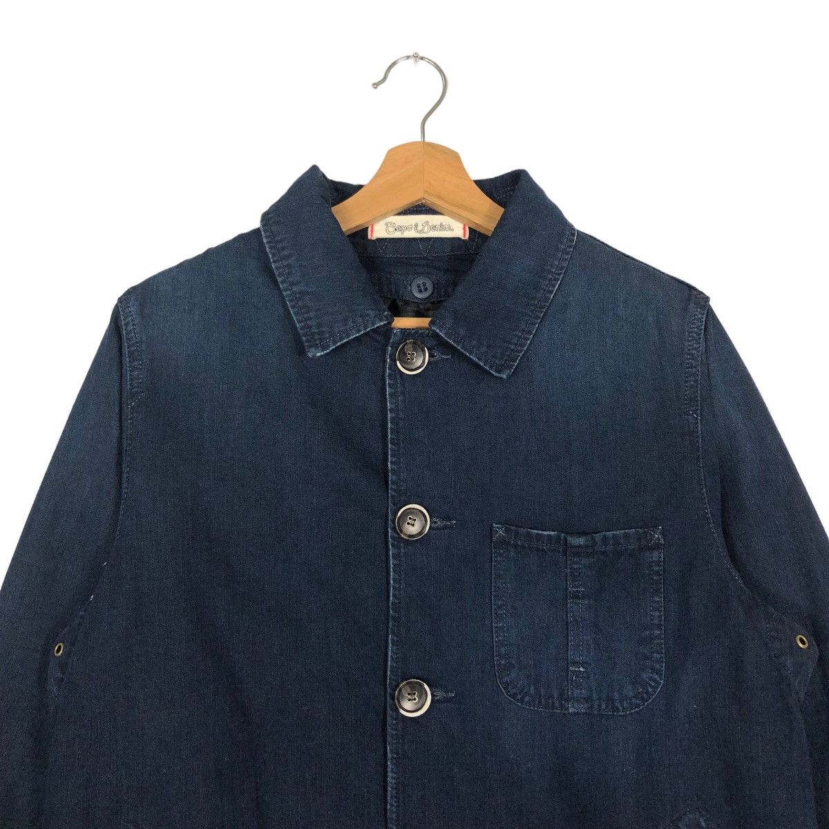 45rpm 🔥Boro Denim Jacket Cepo & Denim Japan Chore Design Size US L / EU 52-54 / 3 - 3 Thumbnail