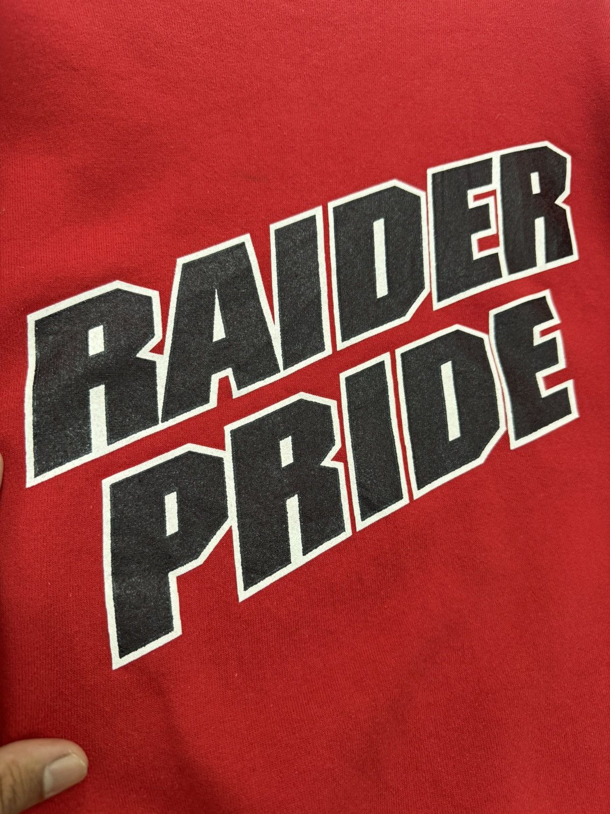 Russell Athletic 🔥 90's Russell Waynesburg Raiders Red Big Logo College USA Size US M / EU 48-50 / 2 - 9 Thumbnail