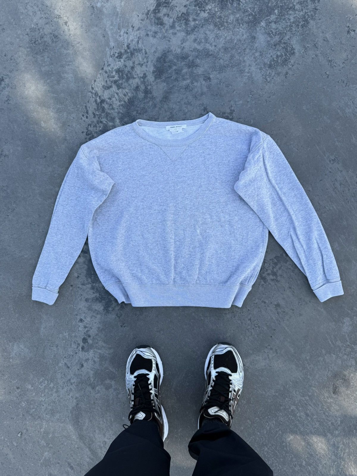Isabel Marant Isabel Marant Sweatshirt Baggy Y2K Grey H&M Streetwear Size L / US 10 / IT 46 - 3 Thumbnail