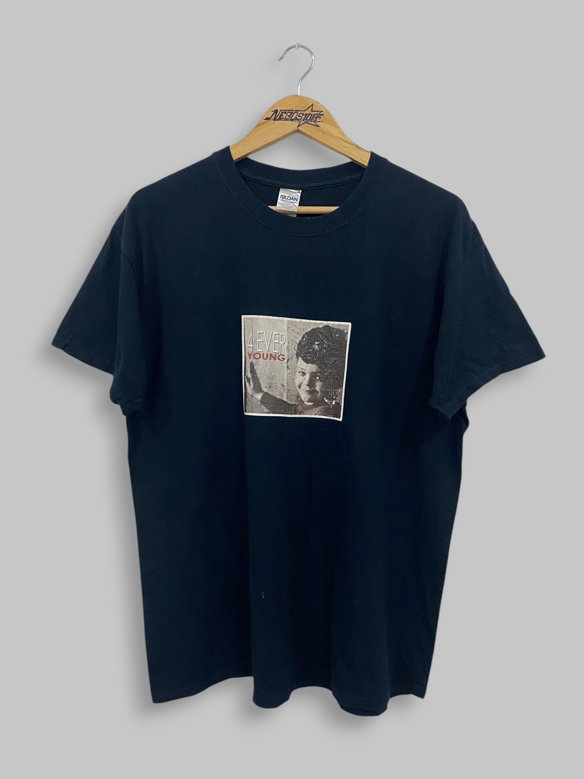 Vintage VTG Y2K Photo Print 4 Ever Young Potrait t shirt weber Size US L / EU 52-54 / 3 - 1 Thumbnail