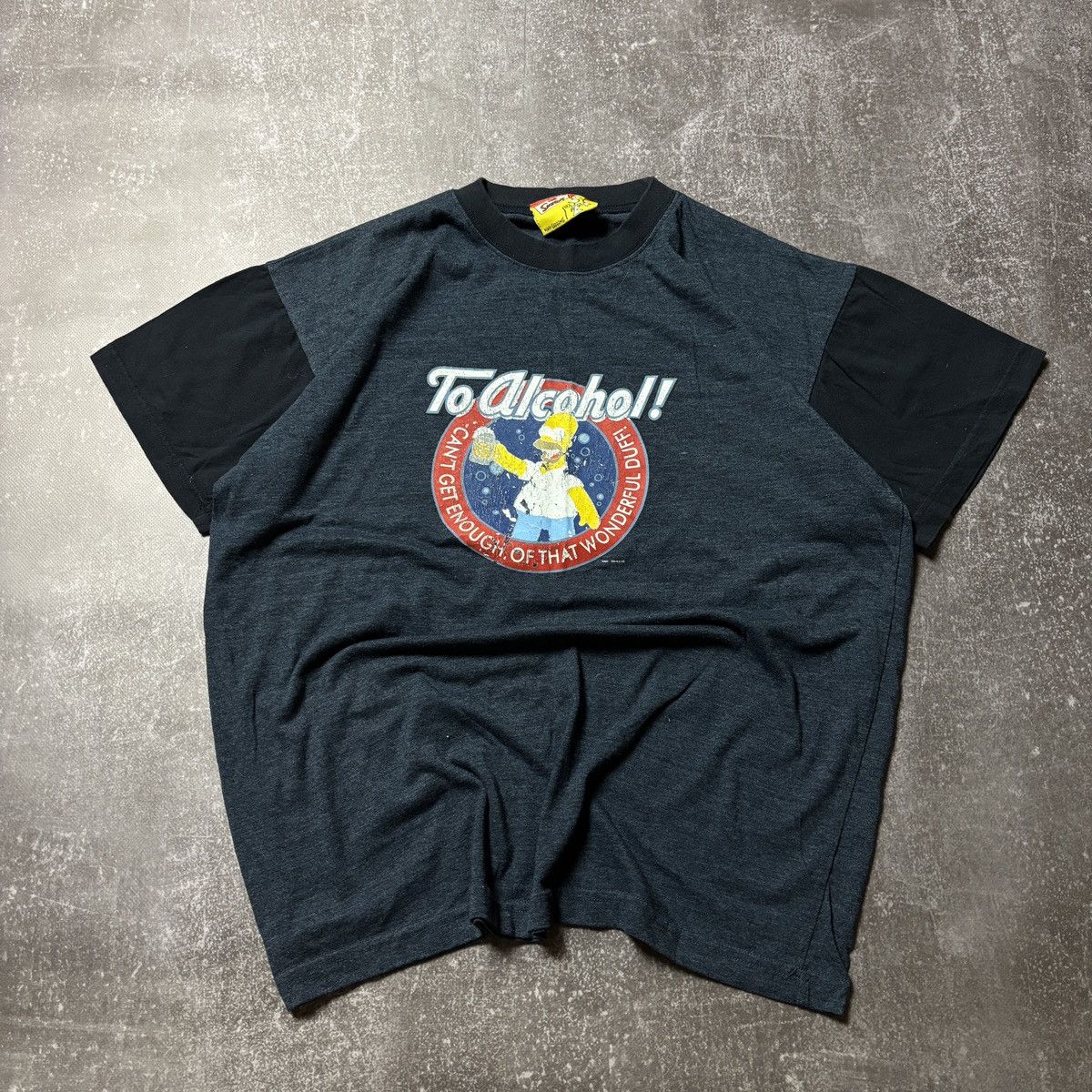 Vintage The simpsons vintage t-shirt to alcohol 90s Size US M / EU 48-50 / 2 - 1 Thumbnail