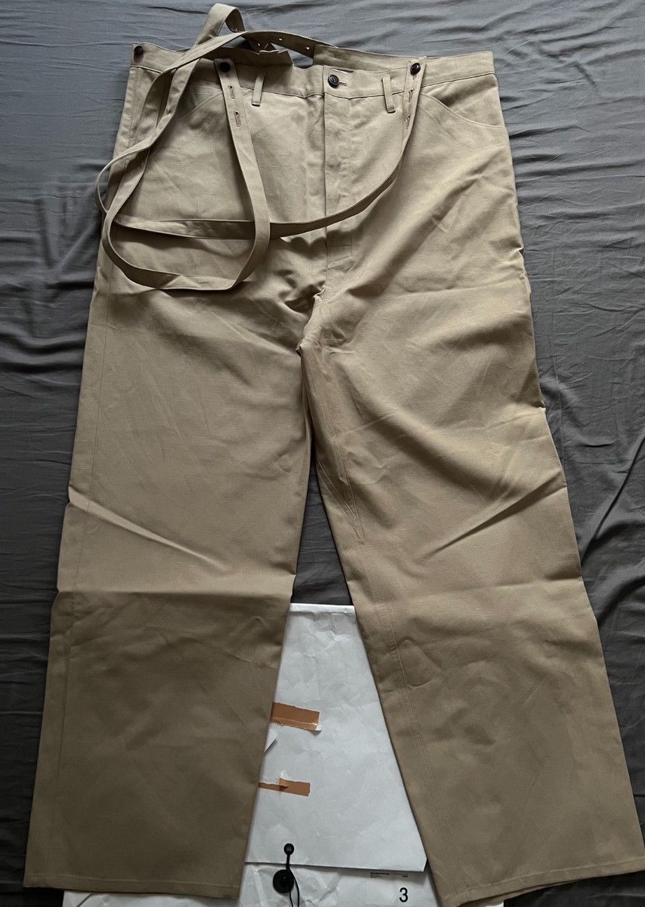 image of Visvim Kafka Braces Pants (W/l) in Off White, Men's (Size 34)