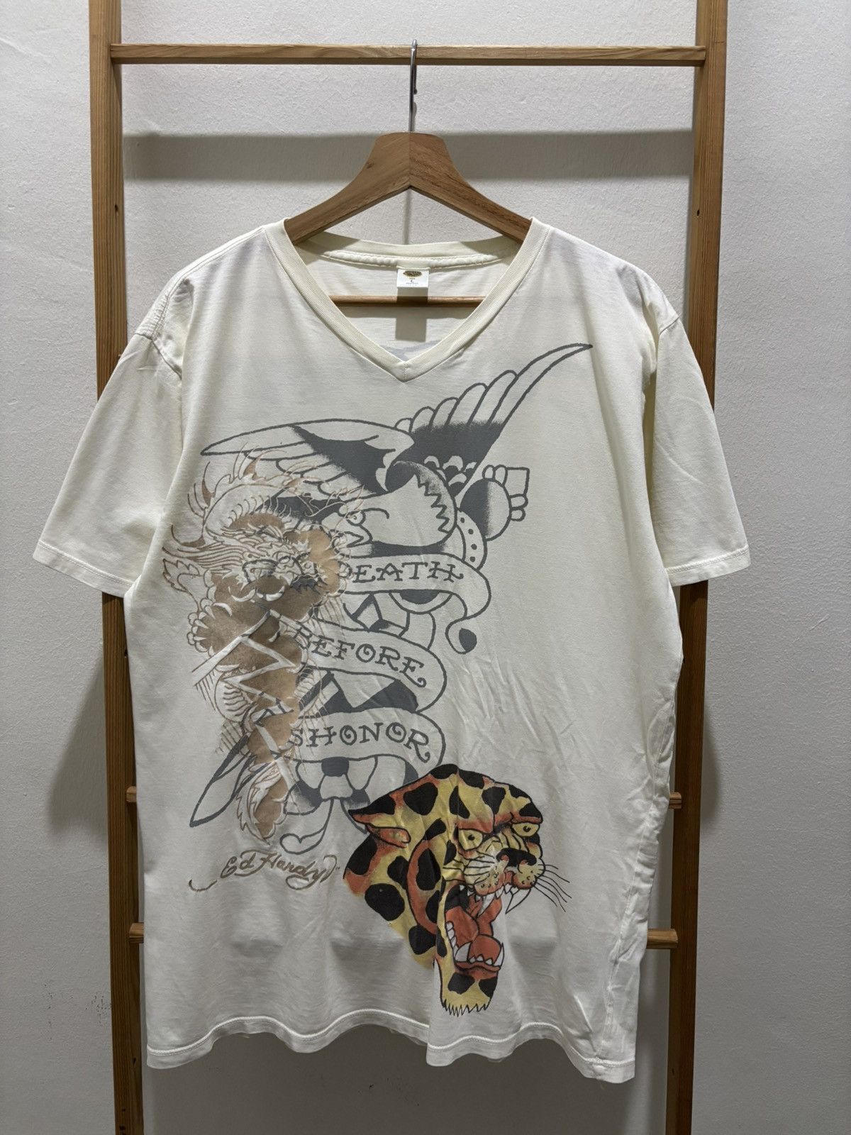Ed Hardy Ed hardy v neck Tee Size US L / EU 52-54 / 3 - 1 Thumbnail