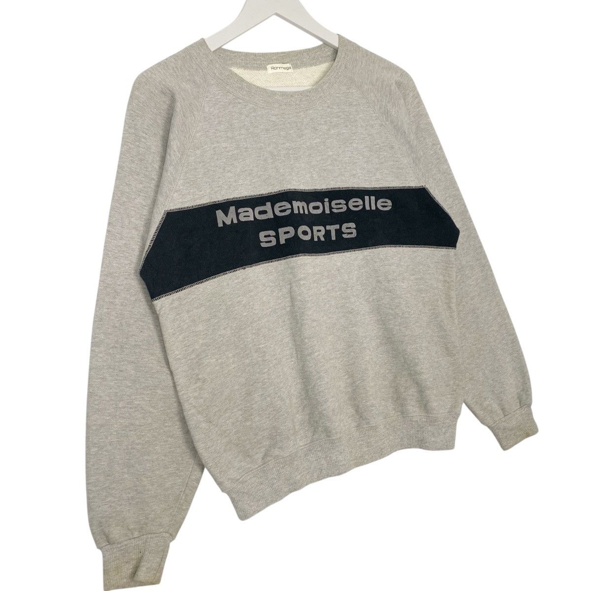 Vintage Vintage Ronmega Crewneck Sweatshirt Grey Pullover Size M Size US M / EU 48-50 / 2 - 3 Thumbnail