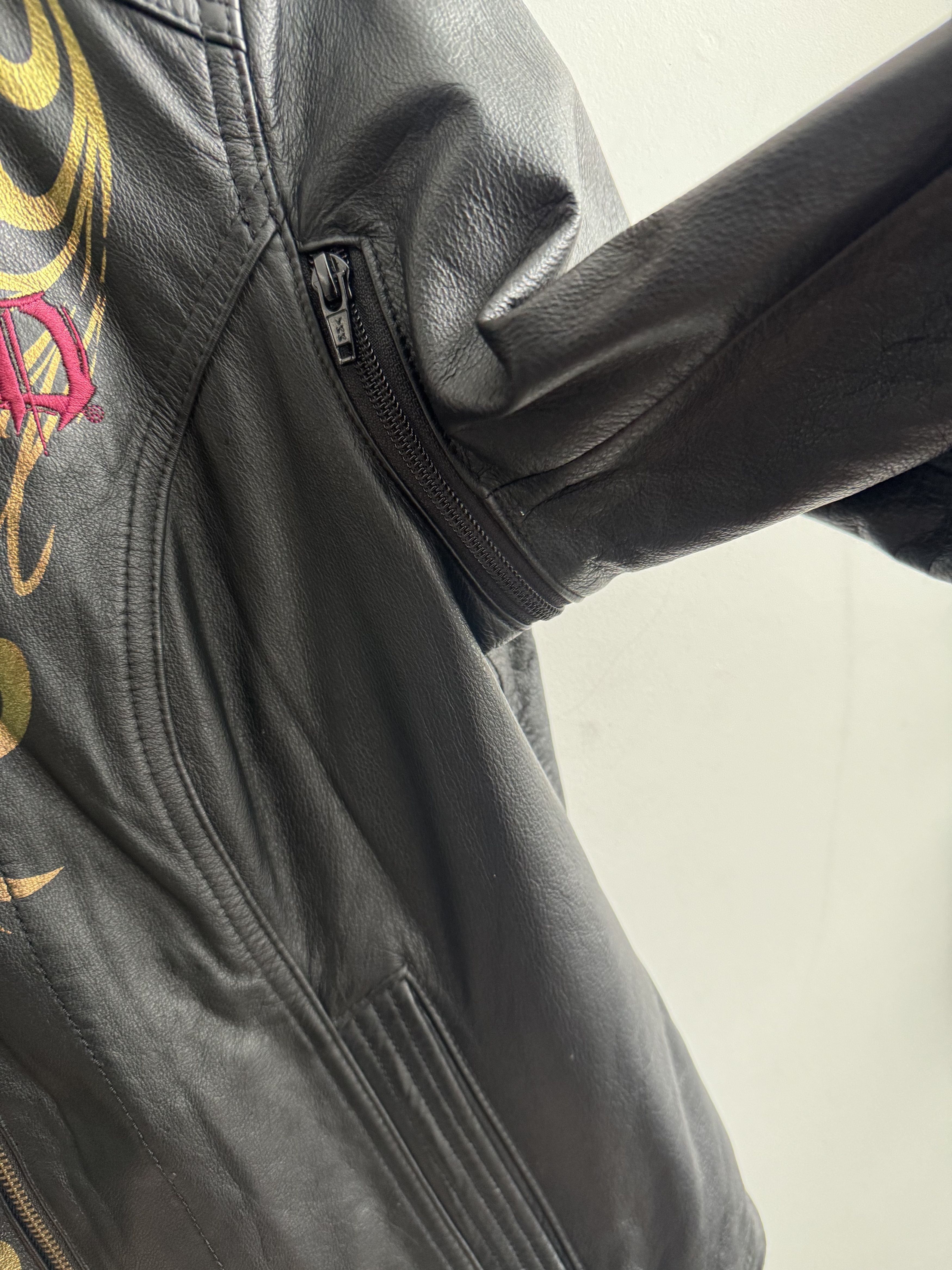 Harley Davidson Y2K 00s Harley Davison Leather Jacket Size L Size L / US 10 / IT 46 - 4 Thumbnail