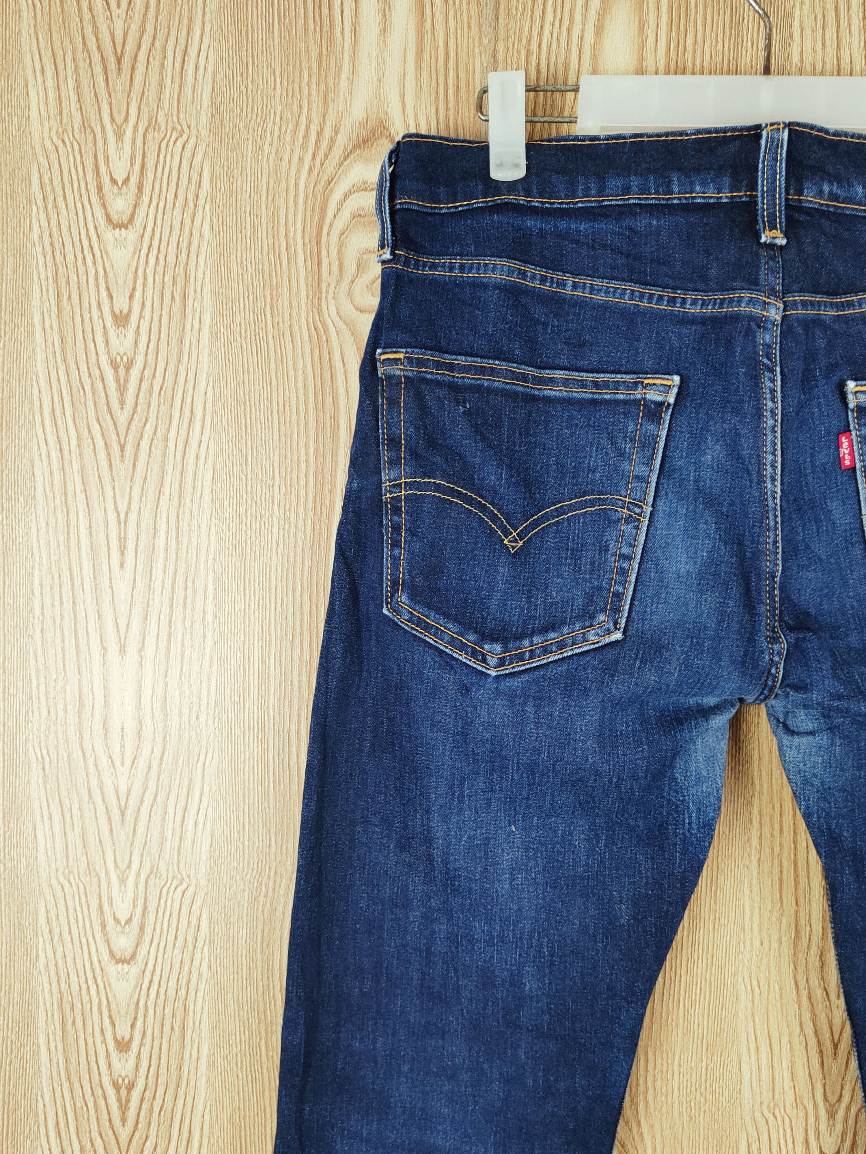 Levi's Levi's Dark Blue Distressed Ripped Jeans #S2707 Size US 33 - 10 Thumbnail