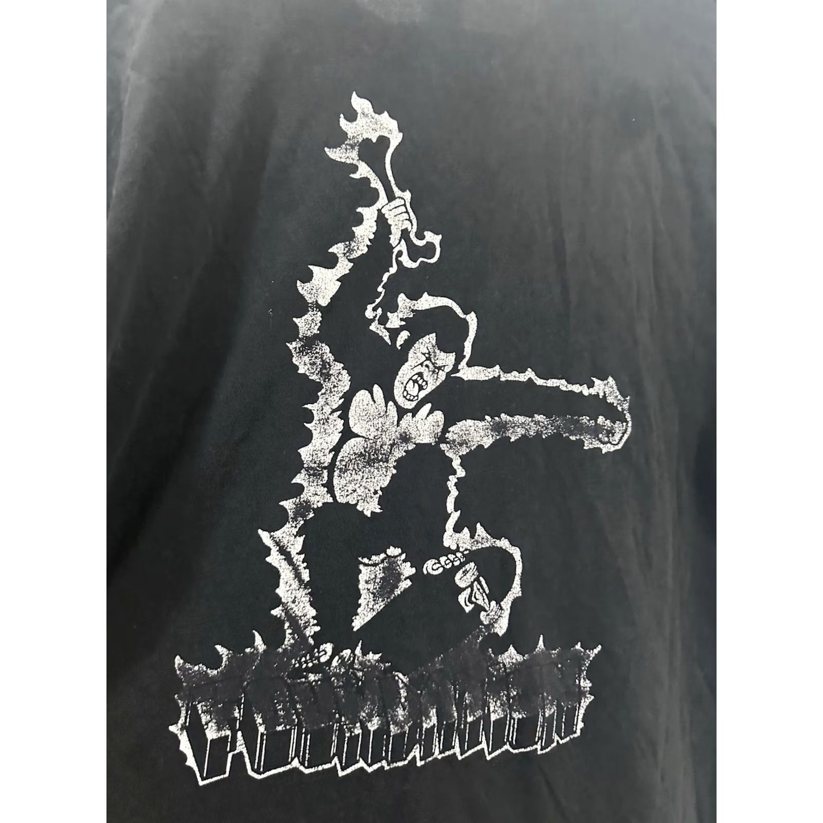 American Apparel VTG Foundation Skate T-Shirt L Black American Apparel Mens Distressed Fade Pattern Casual Shirt Size US L / EU 52-54 / 3 - 6 Thumbnail